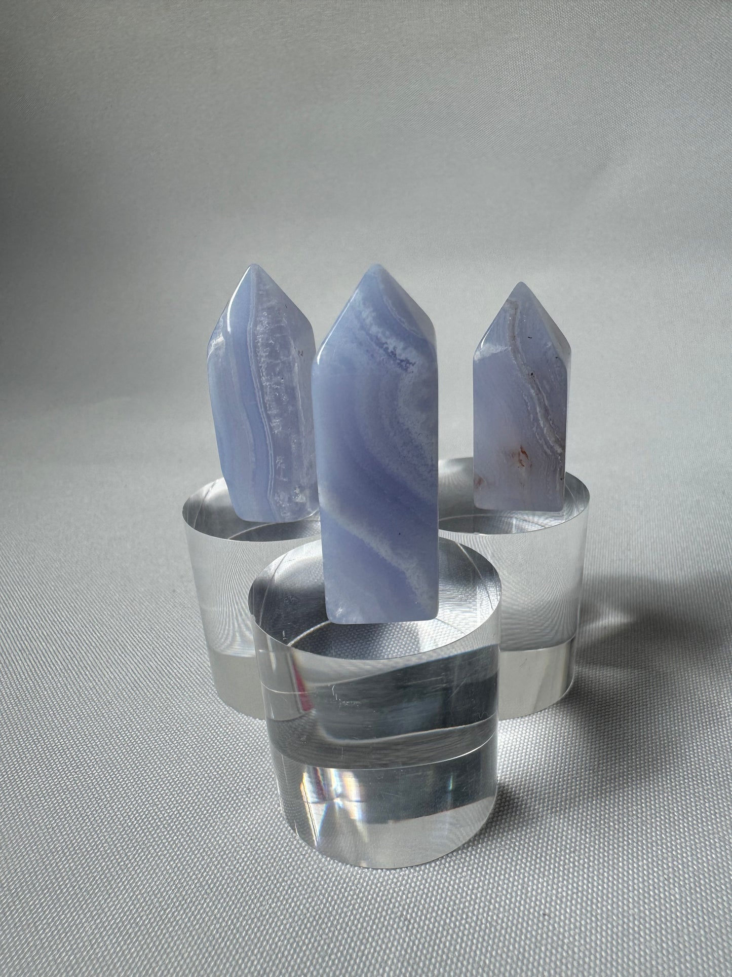 Blue Lace Agate Mini Towers | Bespoke Crystals