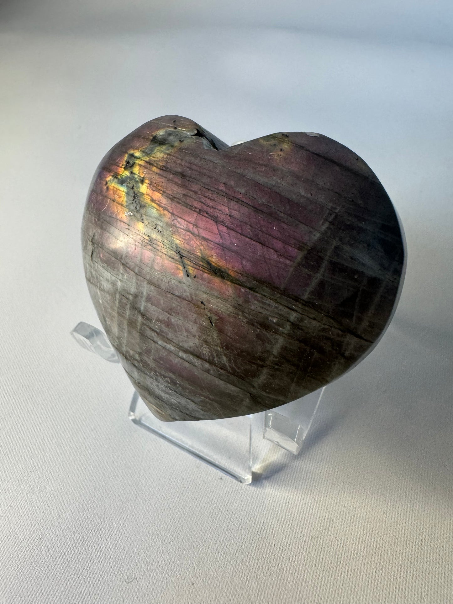 Labradorite Puffy Heart #6 | Bespoke Crystals