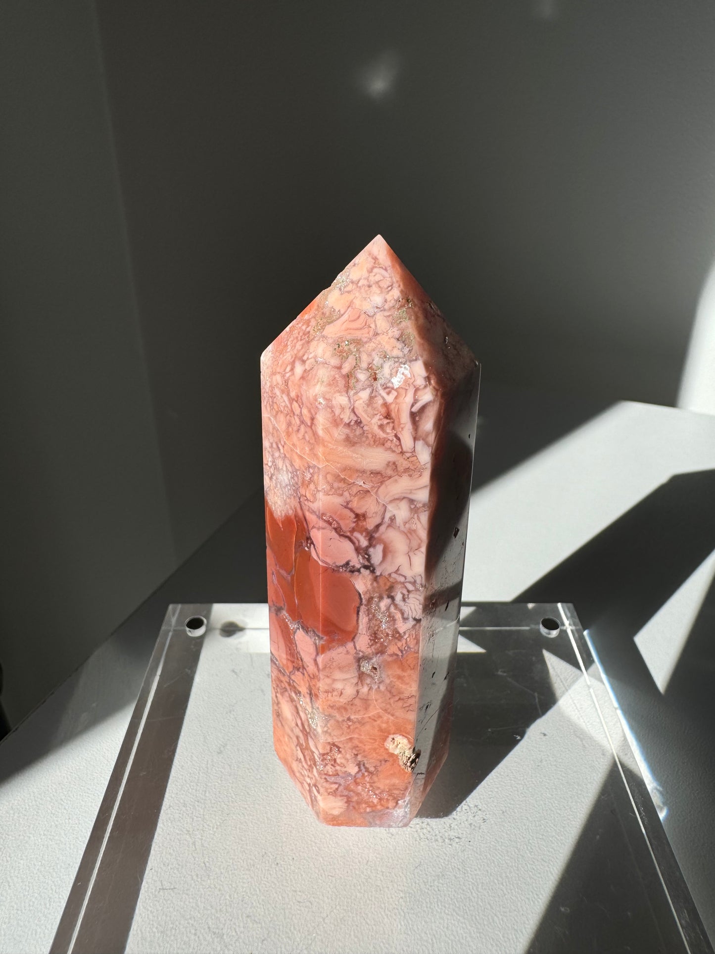 Cotton Candy Agate Point #4 | Bespoke Crystals