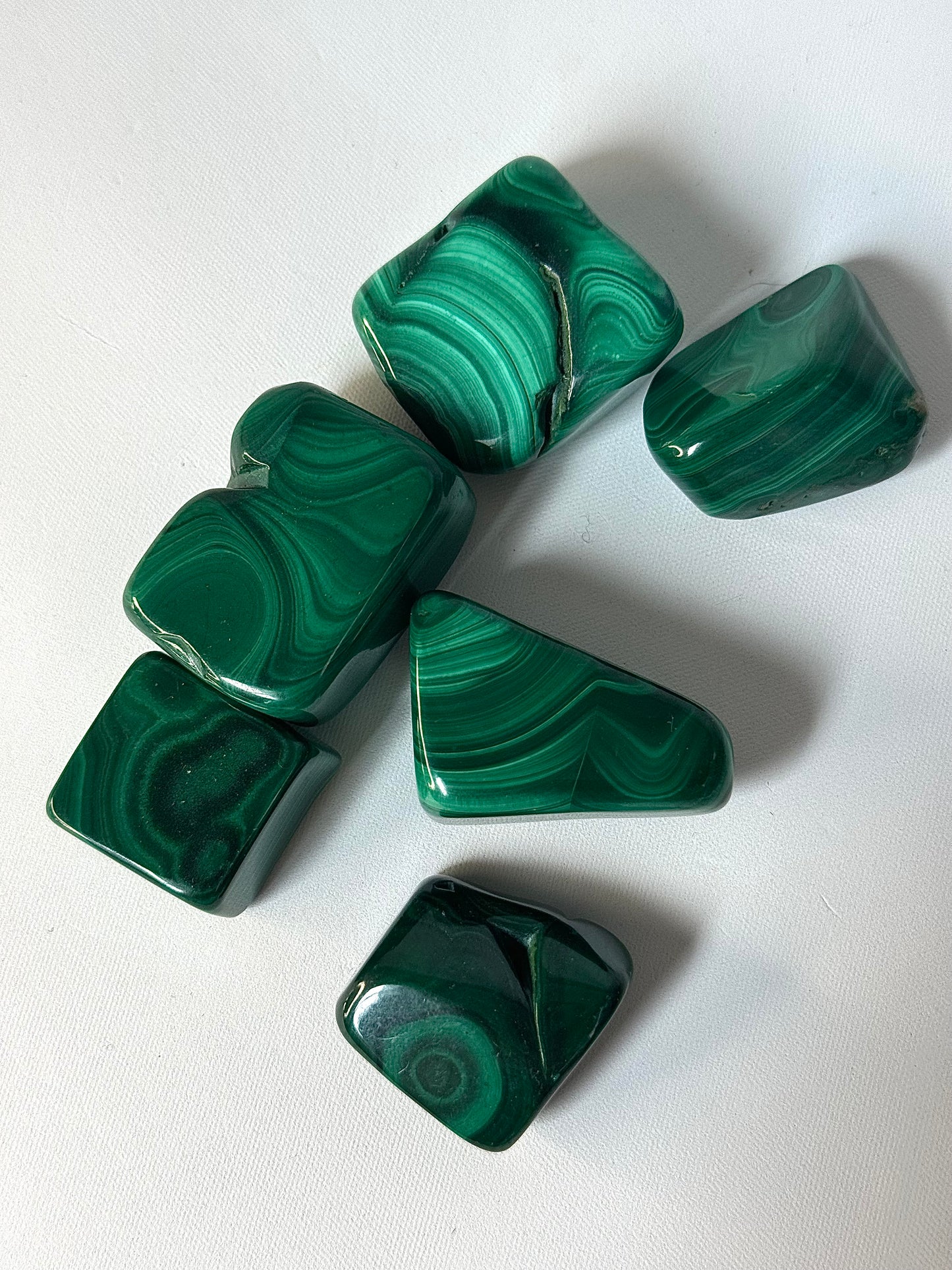 Malachite Tumble Stones | Bespoke Crystals