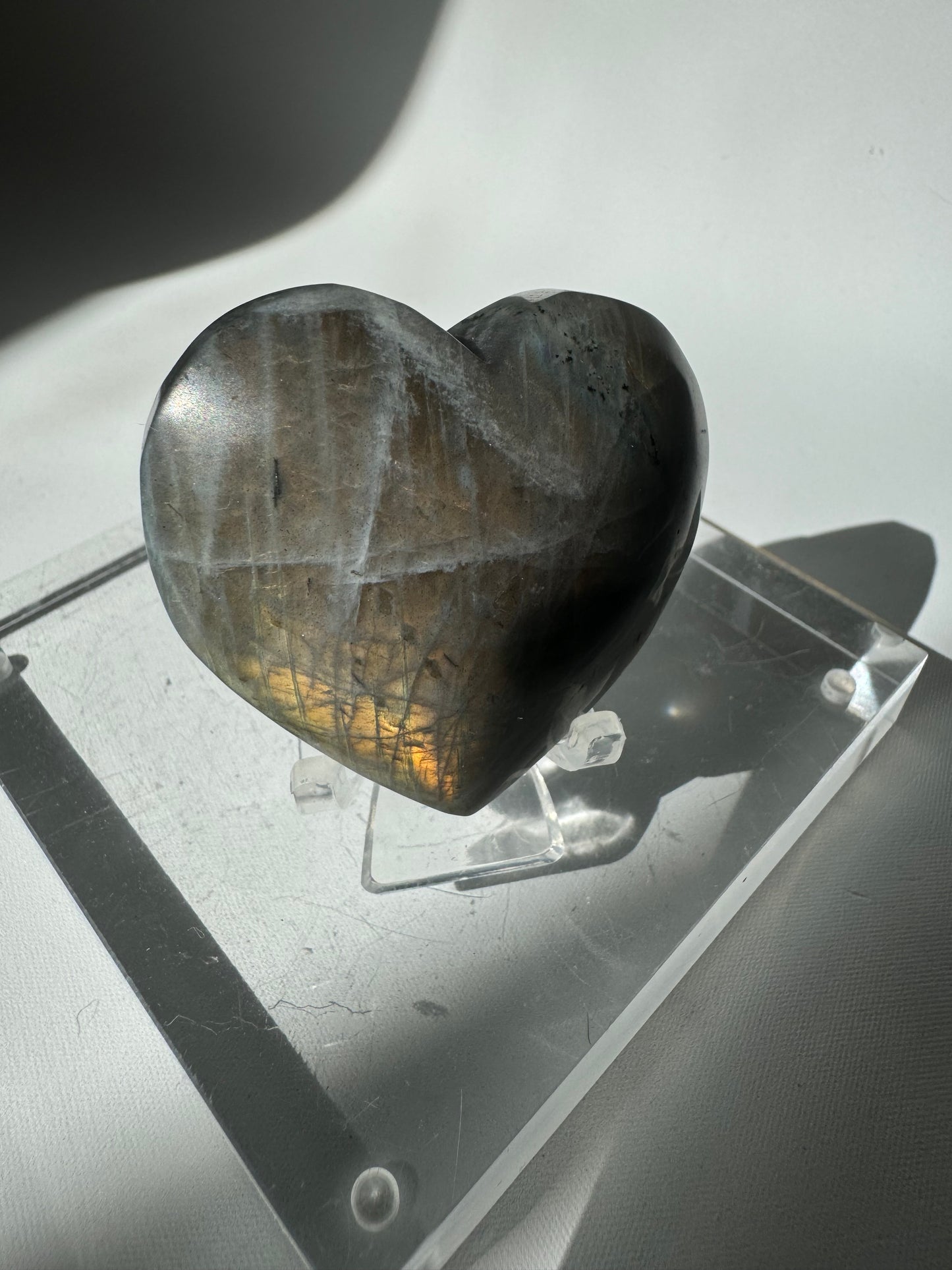 Labradorite Puffy Heart #4 | Bespoke Crystals