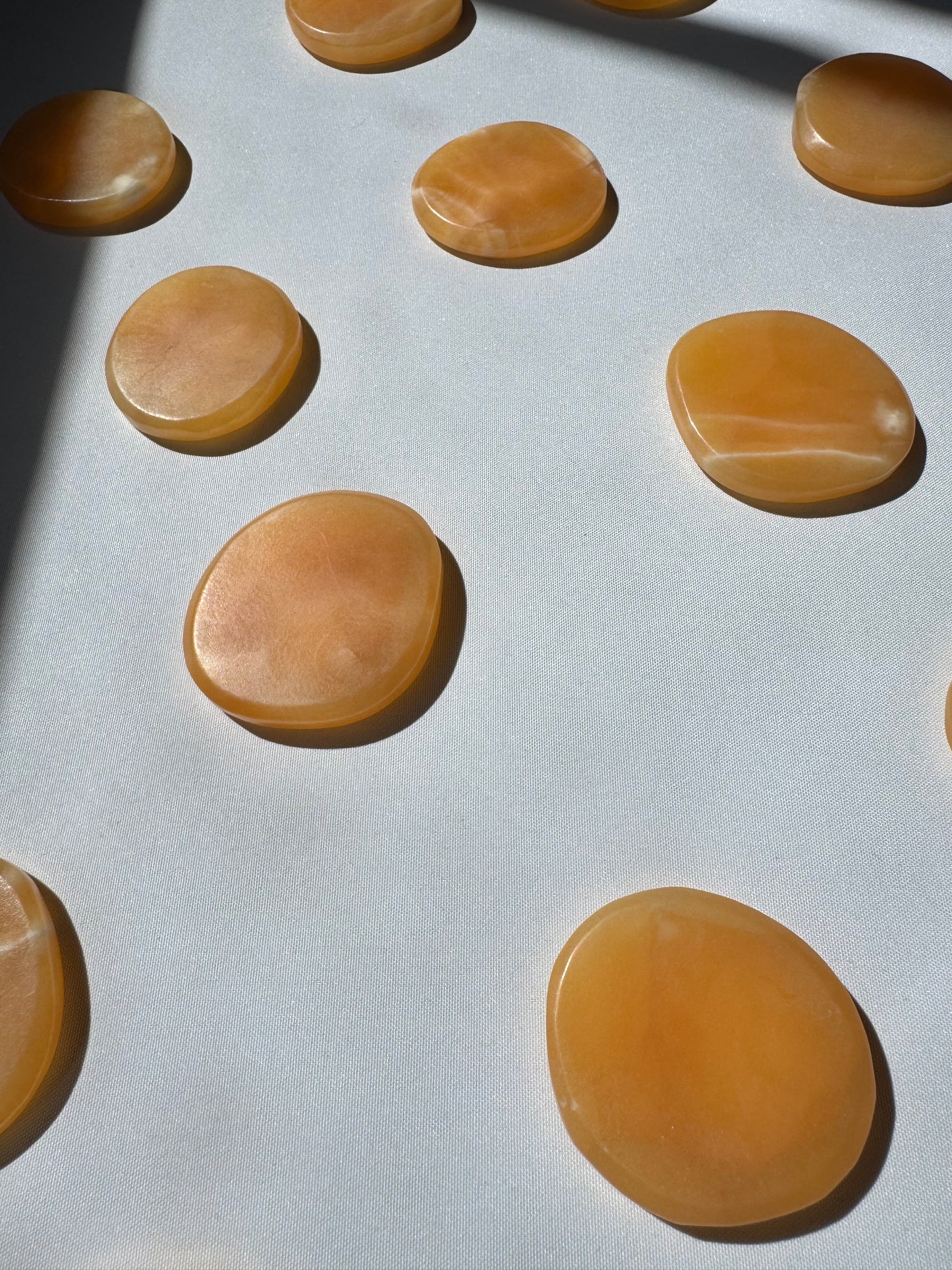 Orange Calcite Sun Discs | Bespoke Crystals
