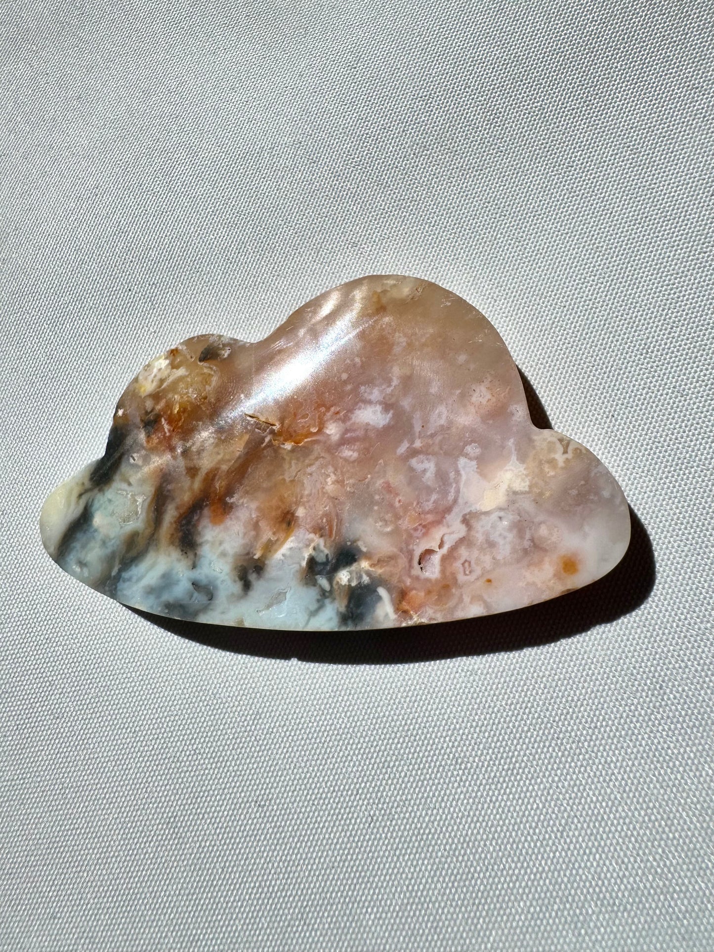 Plume Agate Cloud Carving | Bespoke Crystals