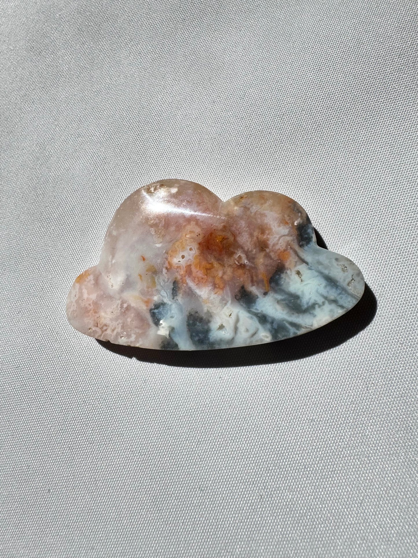Plume Agate Cloud Carving | Bespoke Crystals