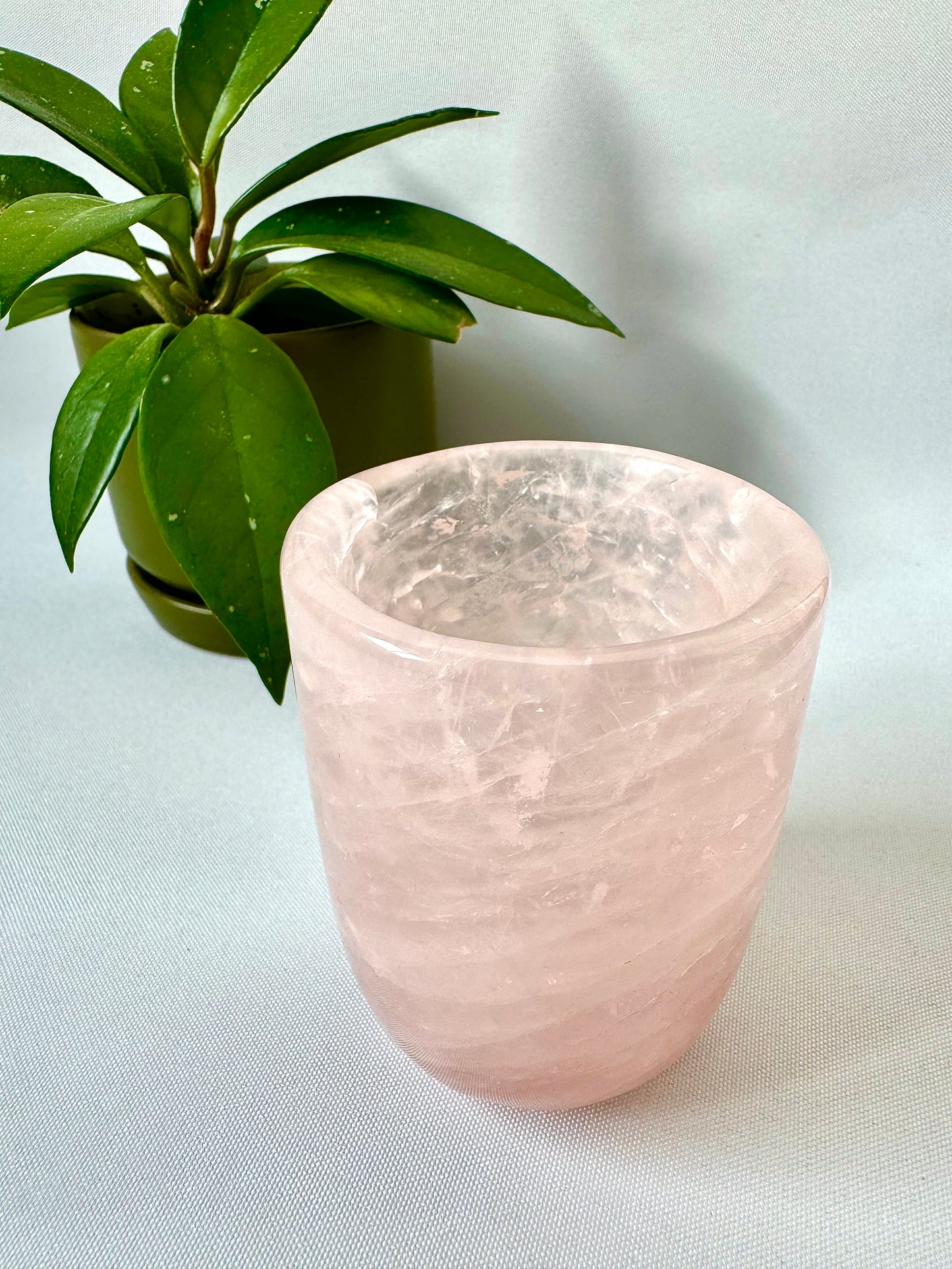 Rose Quartz Cup | Bespoke Crystals