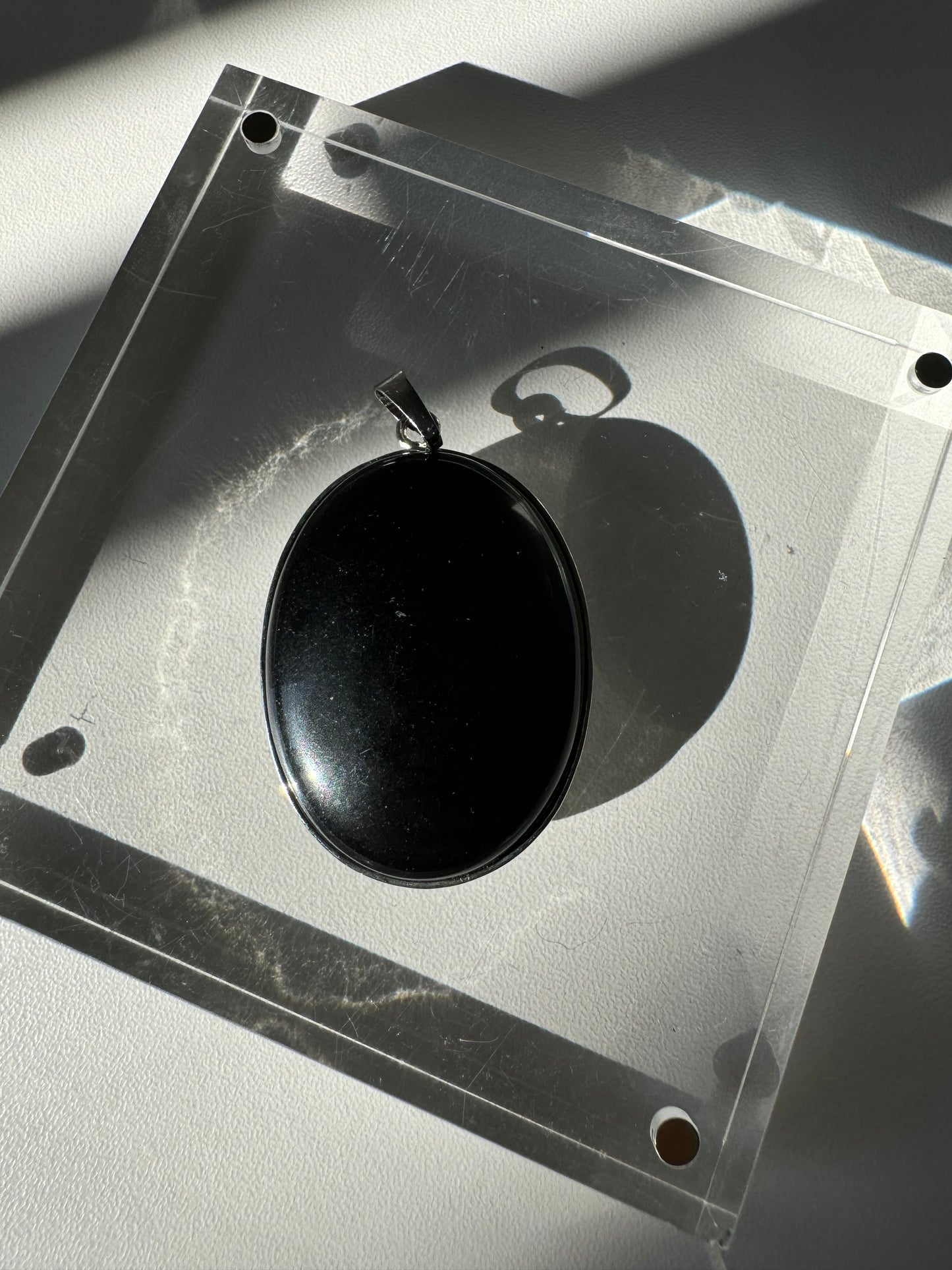 Black Onyx Pendant | Bespoke Crystals