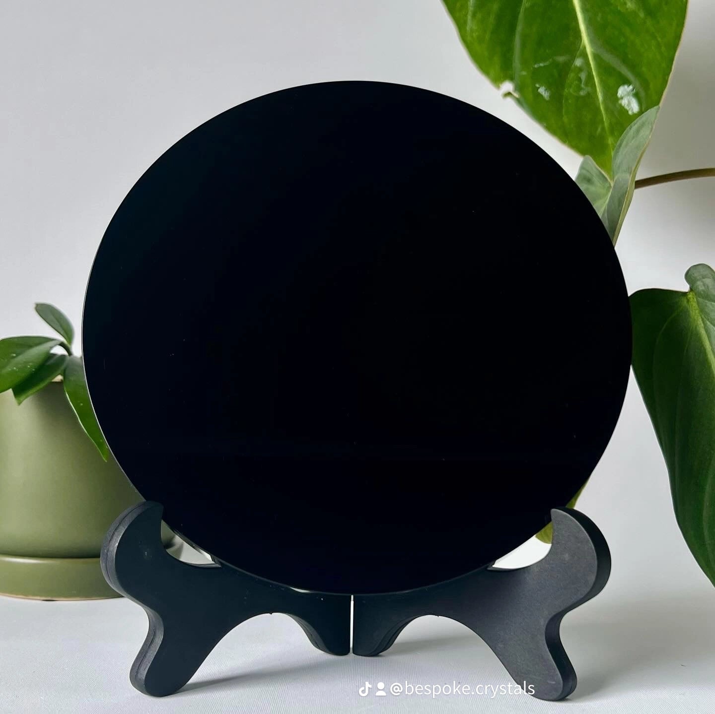 Black Obsidian Mirror | Bespoke Crystals
