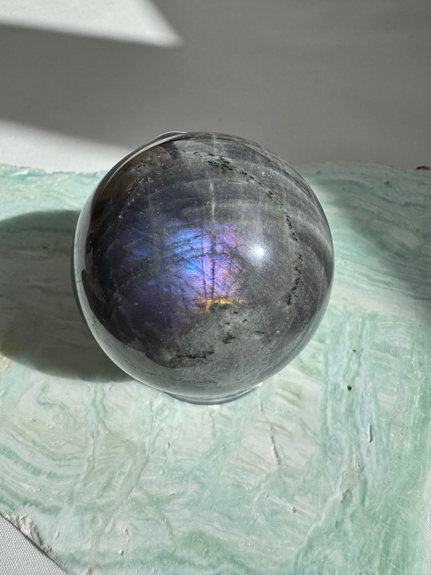 Labradorite Sphere #3 Bespoke Crystals