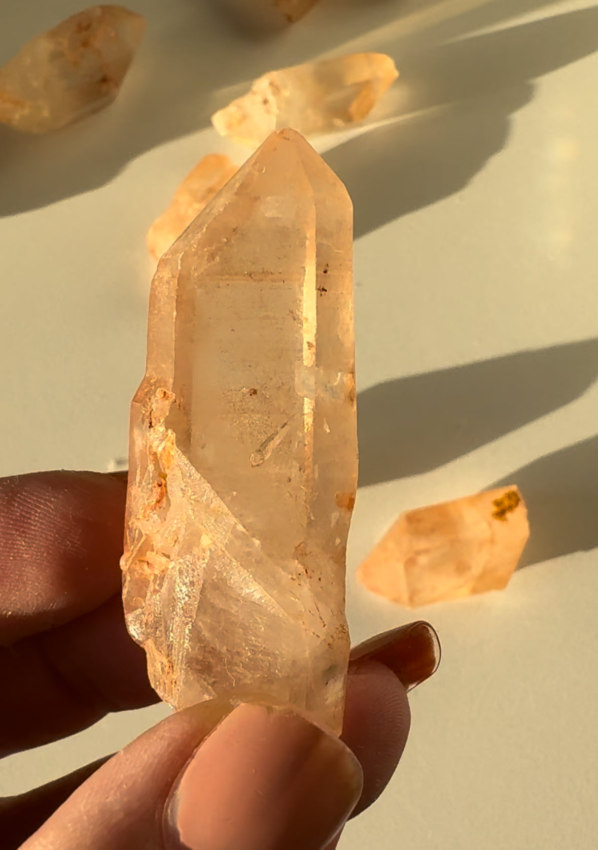 Lemurian Tangerine Quartz | Bespoke Crystals
