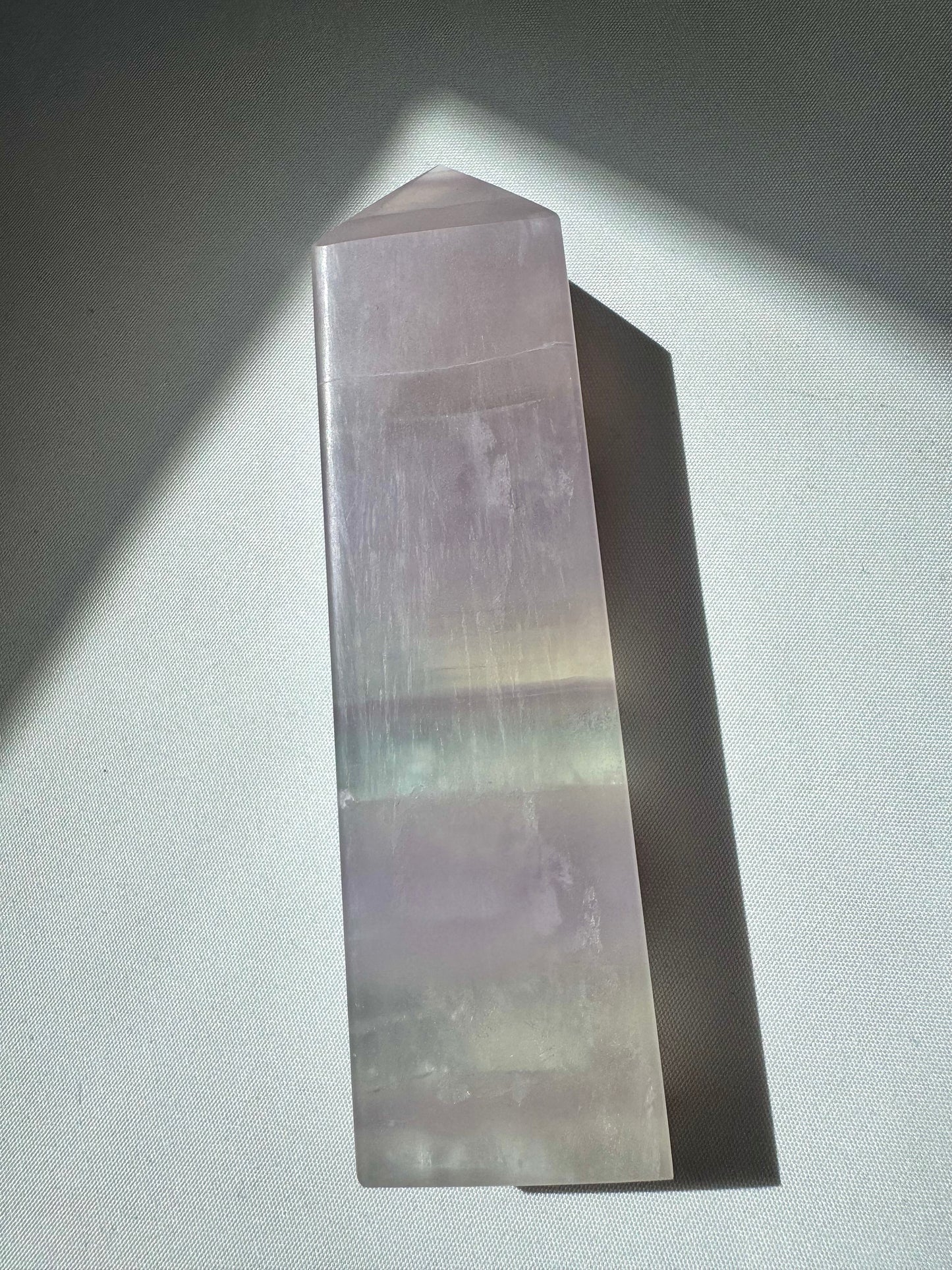 Yttrium Lavender Fluorite Tower | Bespoke Crystals