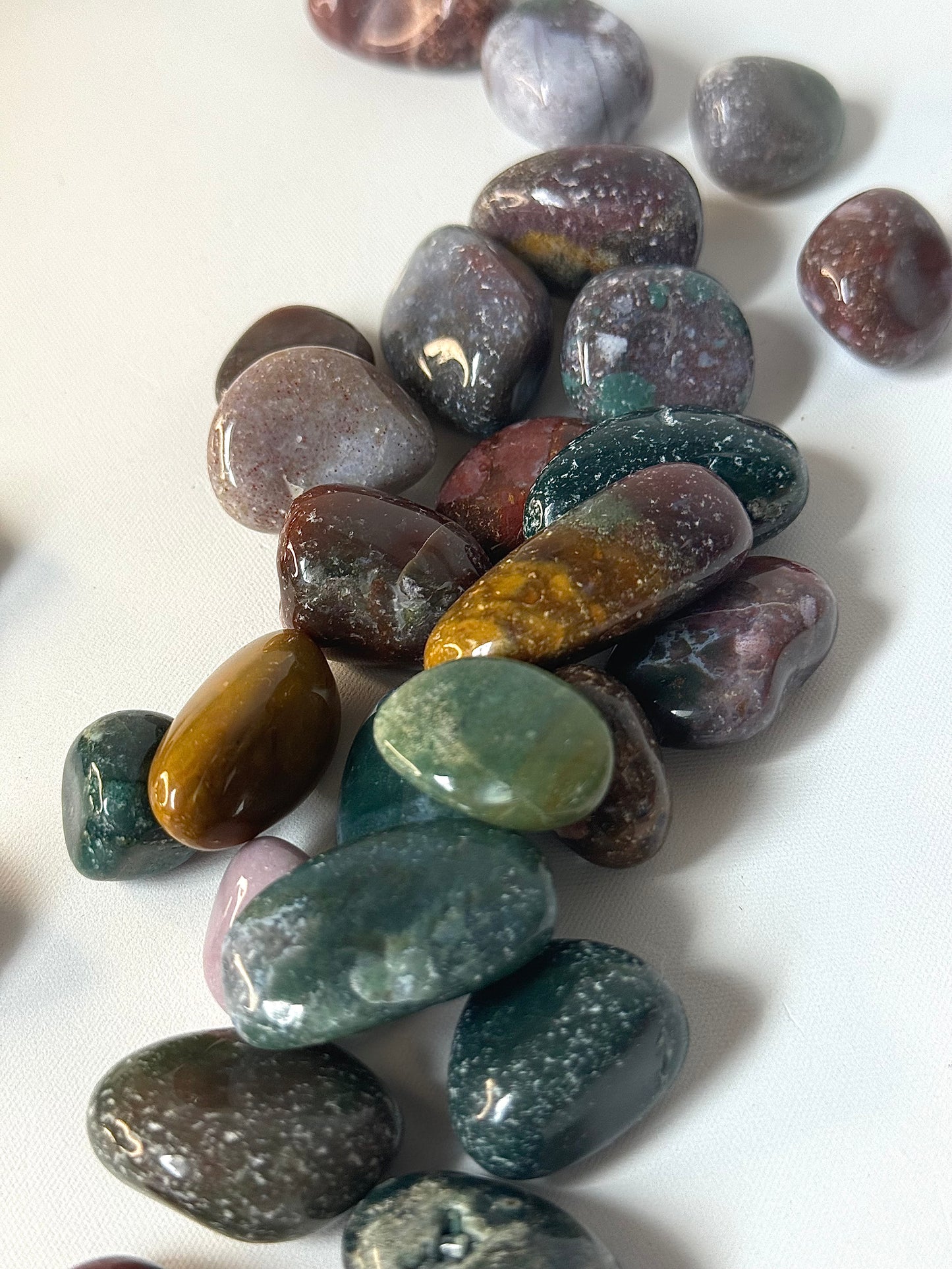 Ocean Jasper Tumble Stones | Bespoke Crystals