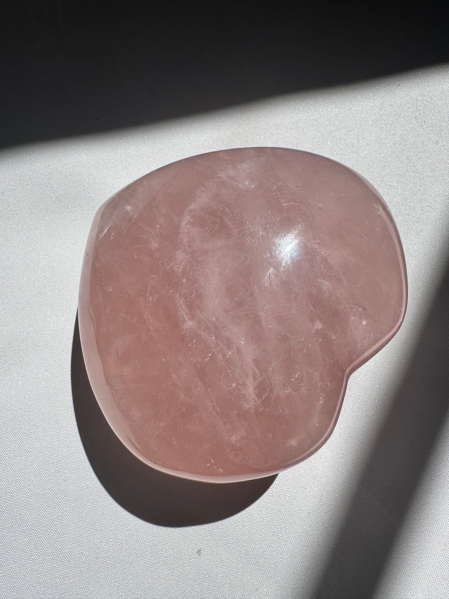 Large Rose Quartz Heart | Bespoke Crystals