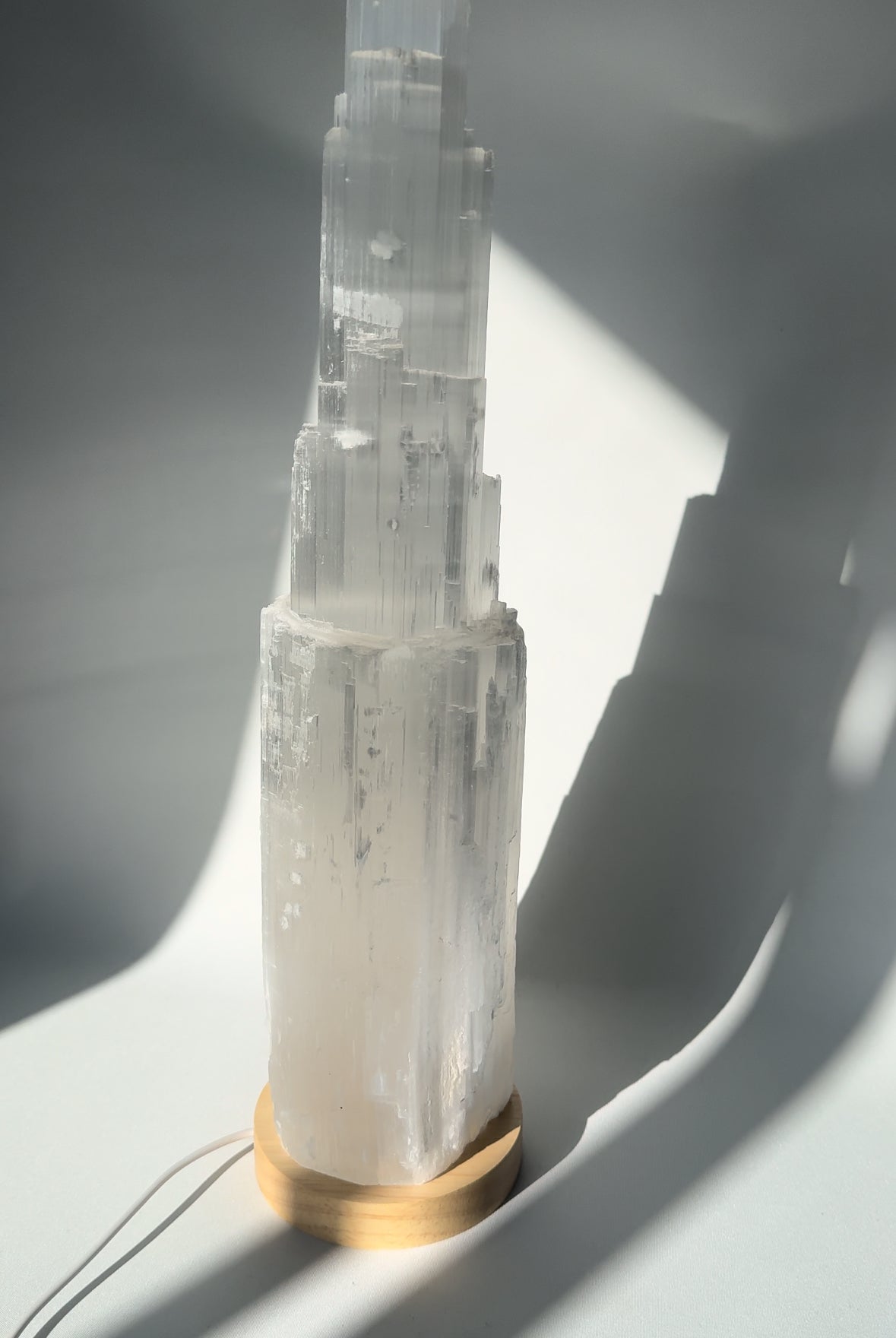 Large Selenite Lamp | Bespoke Crystals