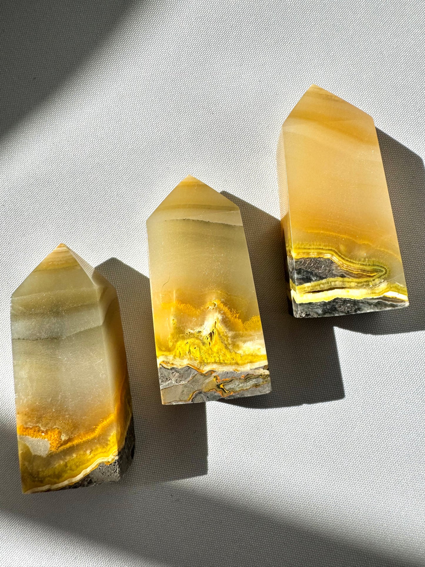 Bumblebee Jasper Tower | Bespoke Crystals