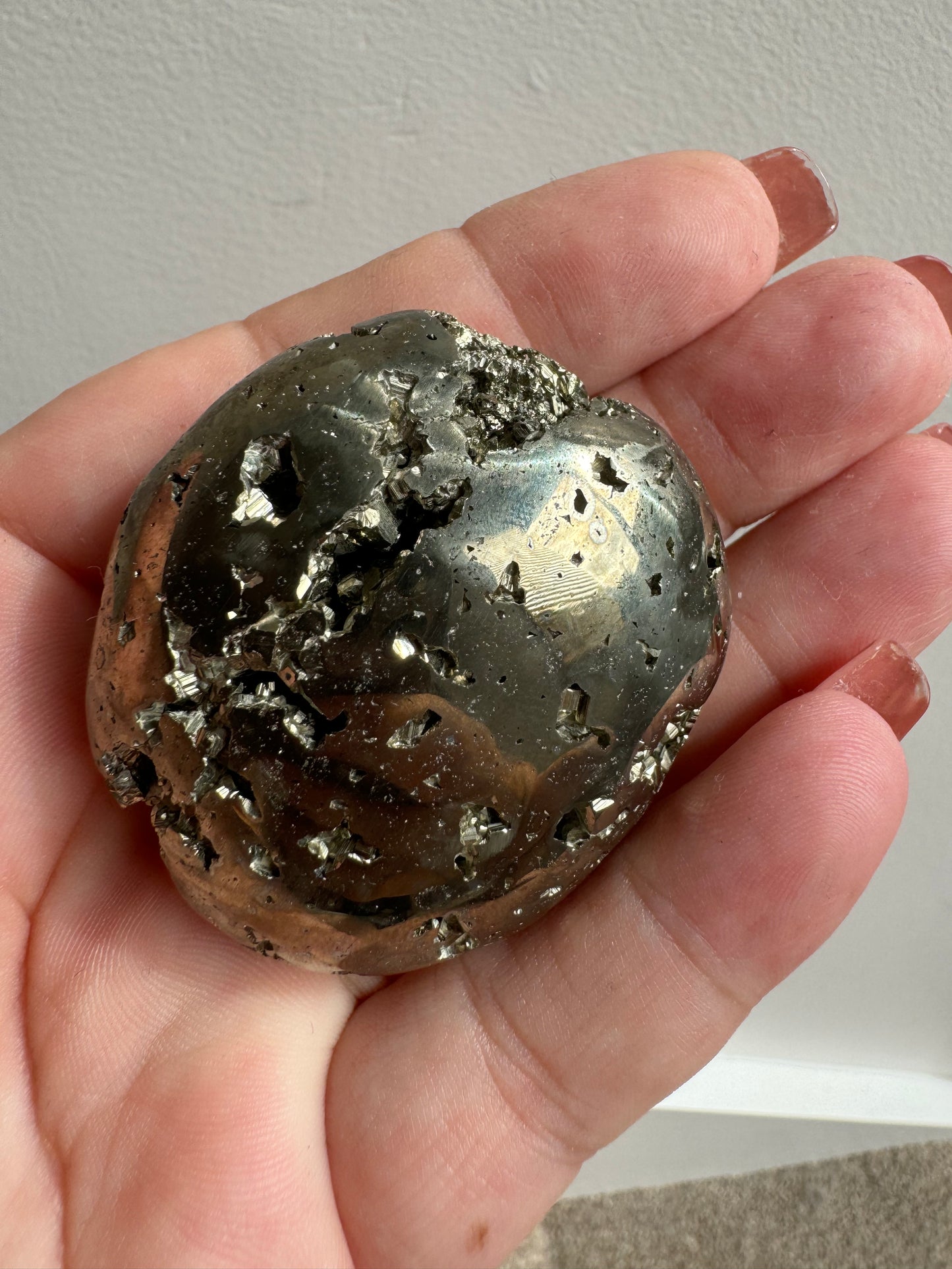 Pyrite Palm Stones | Bespoke Crystals