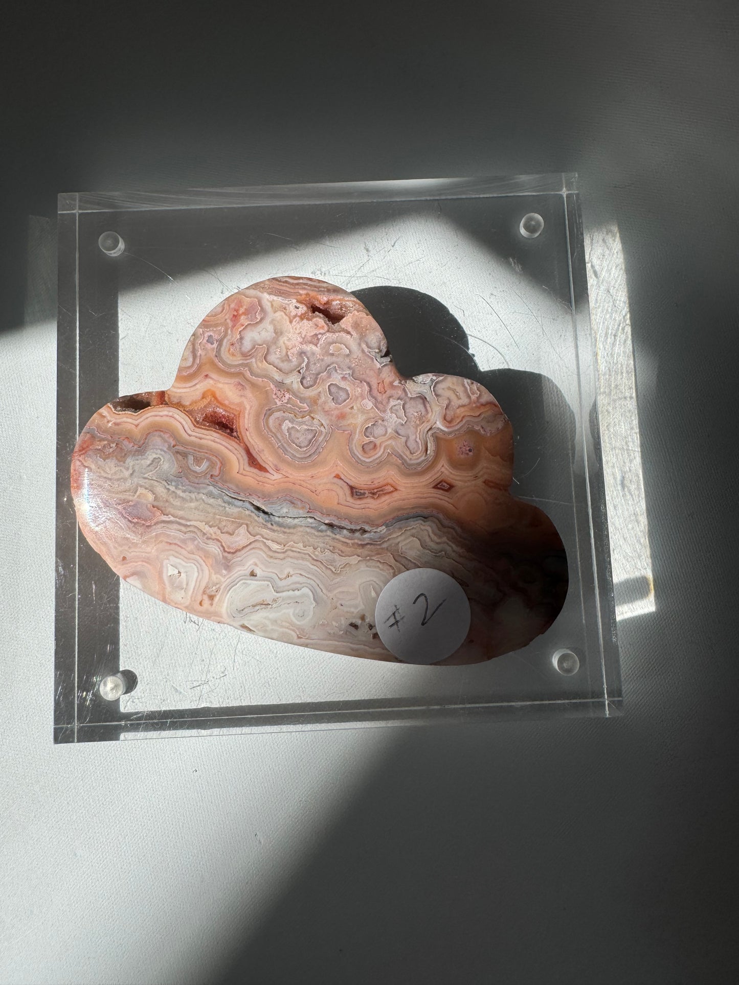 Pink Lace Agate Cloud #2 | Bespoke Crystals