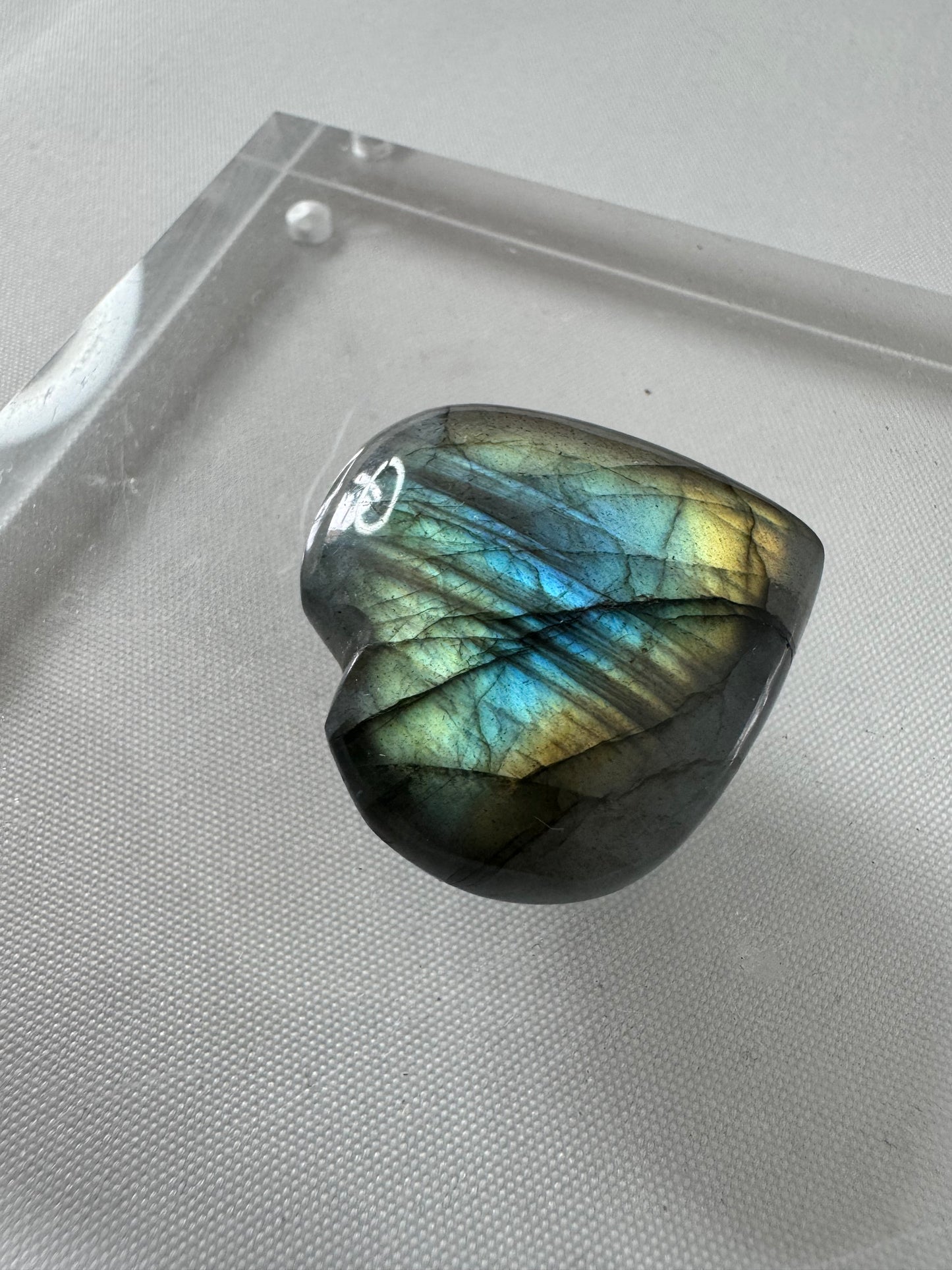 Labradorite Mini Hearts | Bespoke Crystals