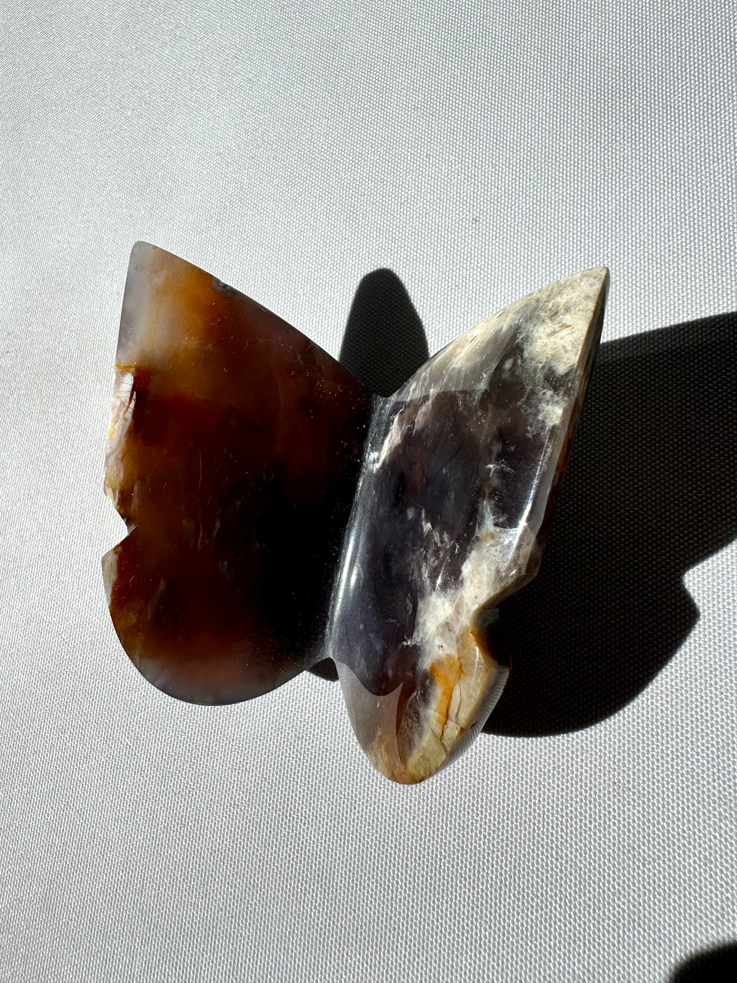 Purple Chalcedony 3D Butterfly | Bespoke Crystals