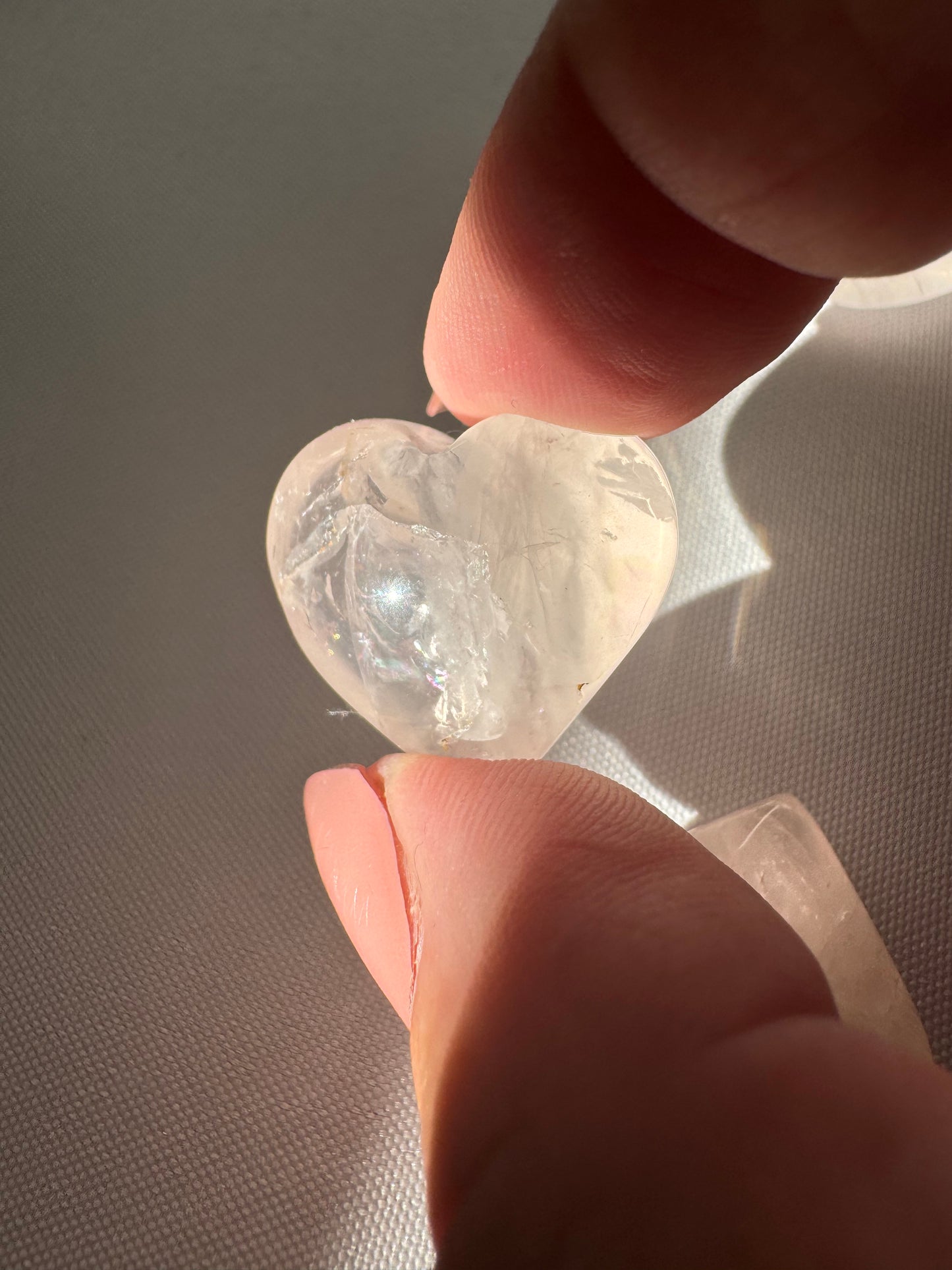 Mini Rose Quartz Hearts | Bespoke Crystals