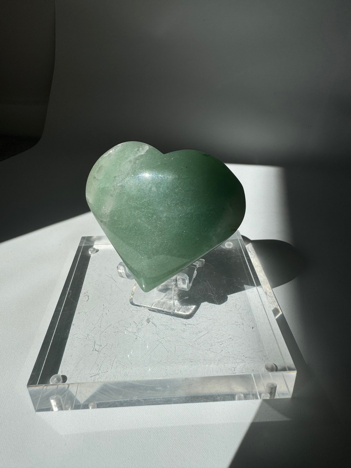 Green Aventurine Heart | Bespoke Crystals
