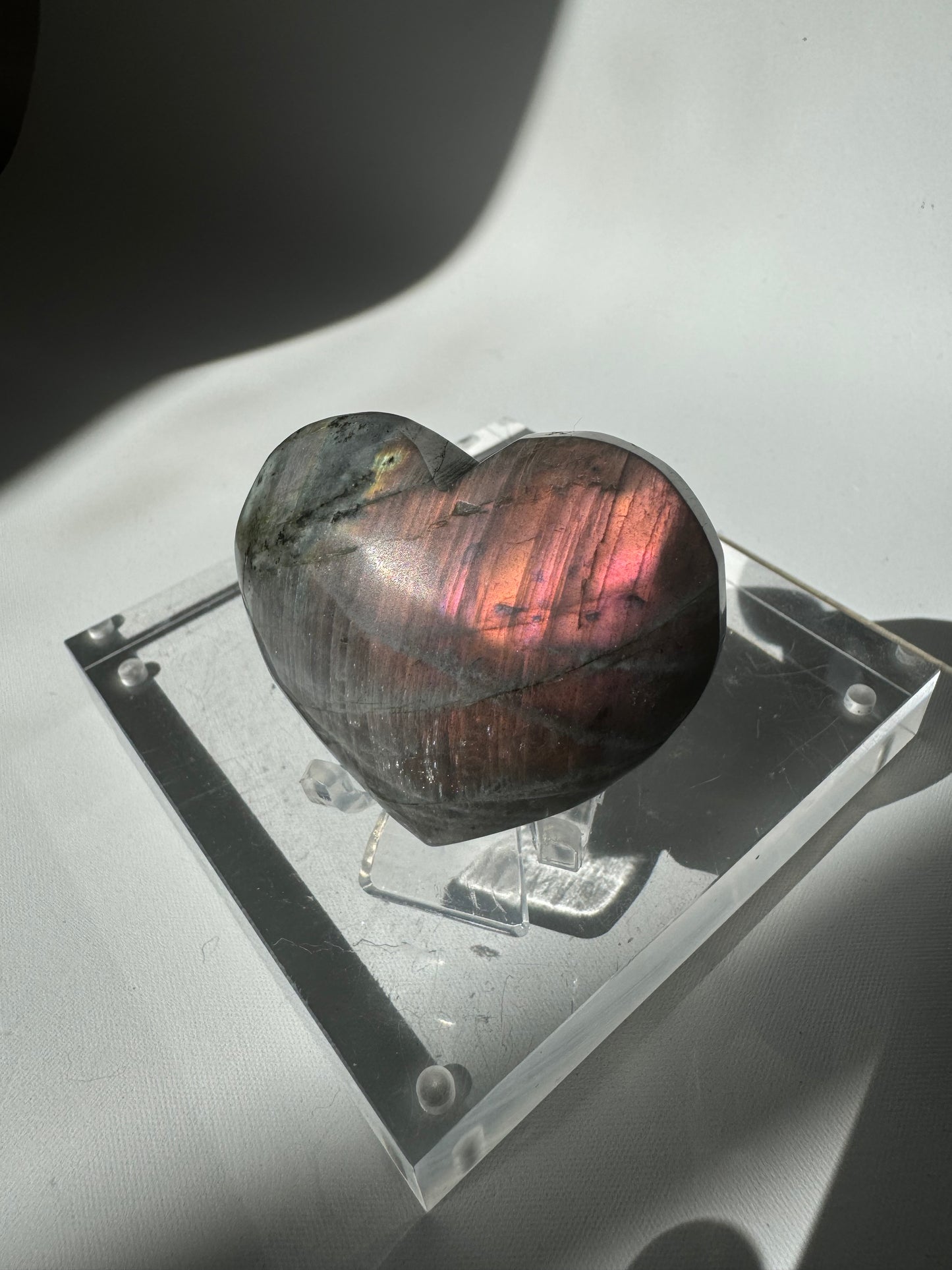 Labradorite Puffy Heart #3 | Bespoke Crystals
