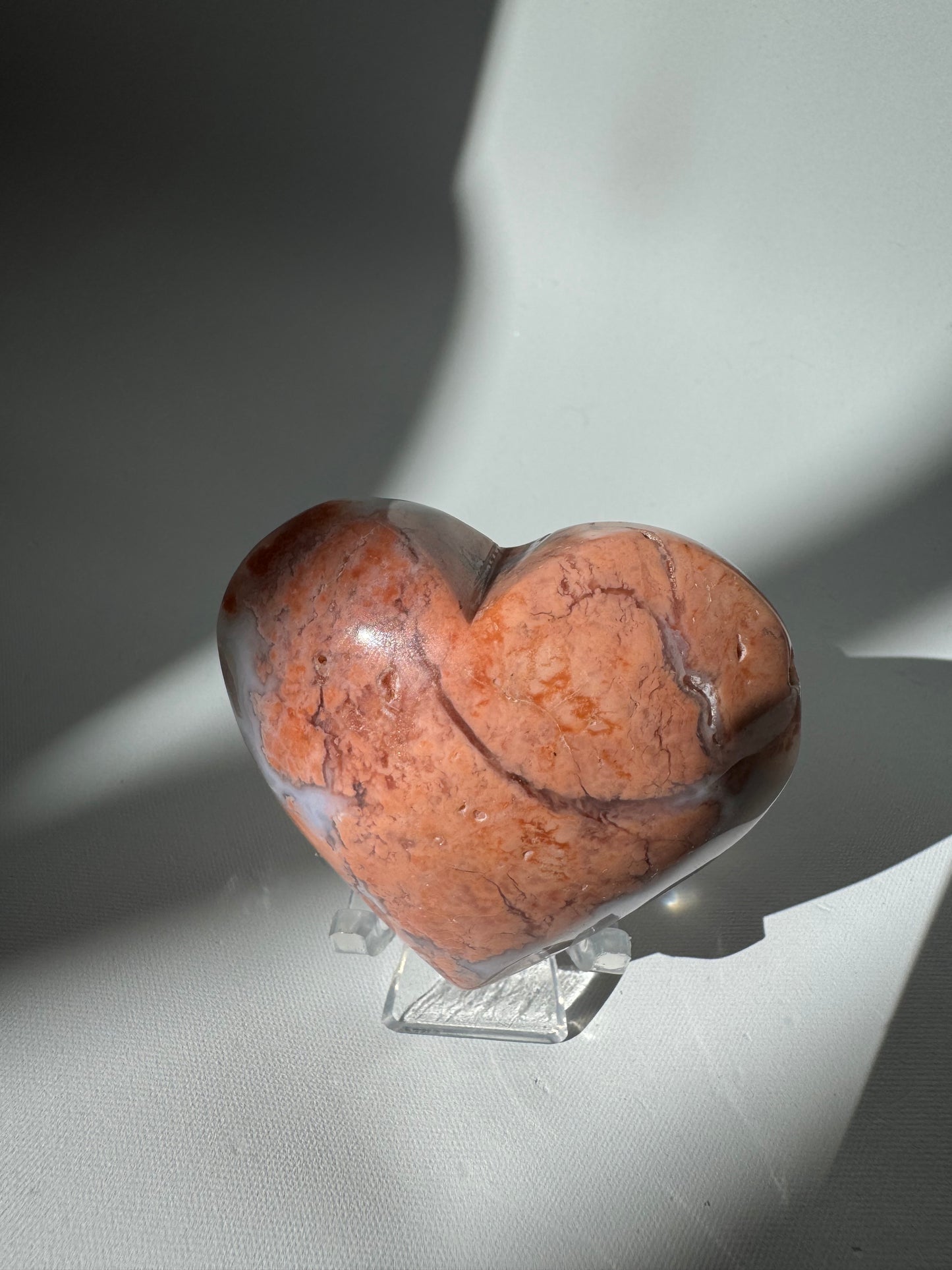 Cotton Candy Agate Hearts | Bespoke Crystals