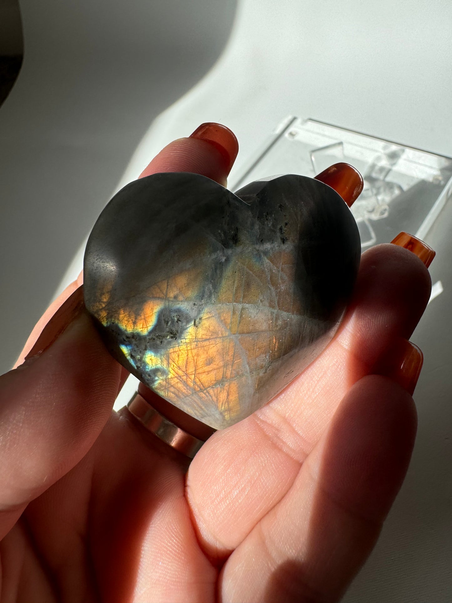 Labradorite Puffy Heart #4 | Bespoke Crystals