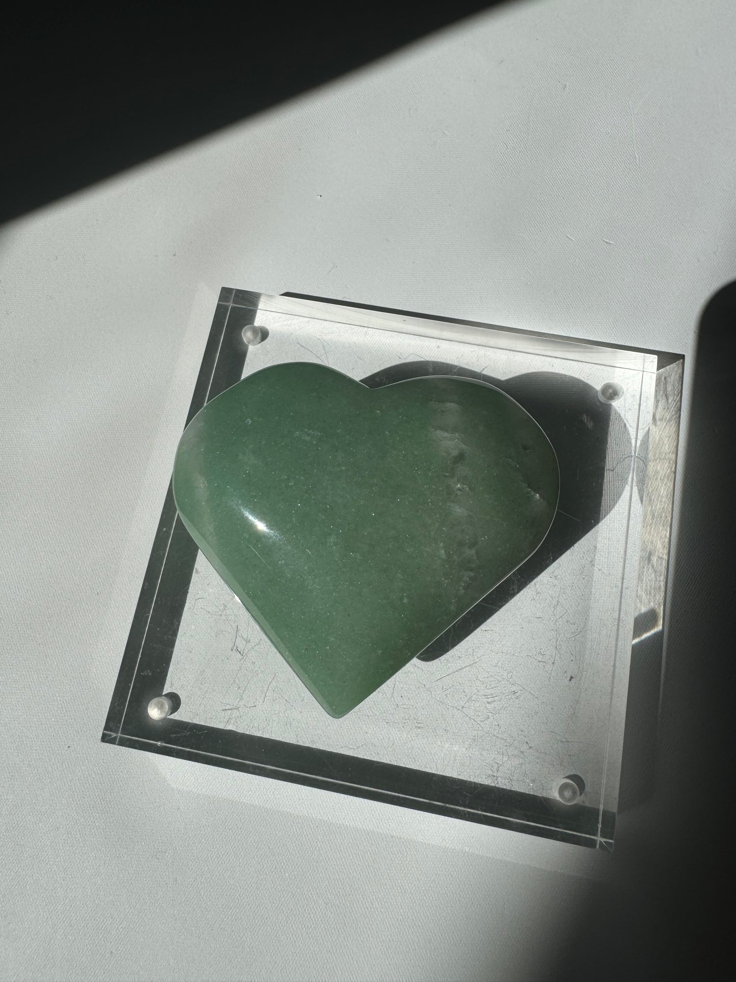 Green Aventurine Heart | Bespoke Crystals