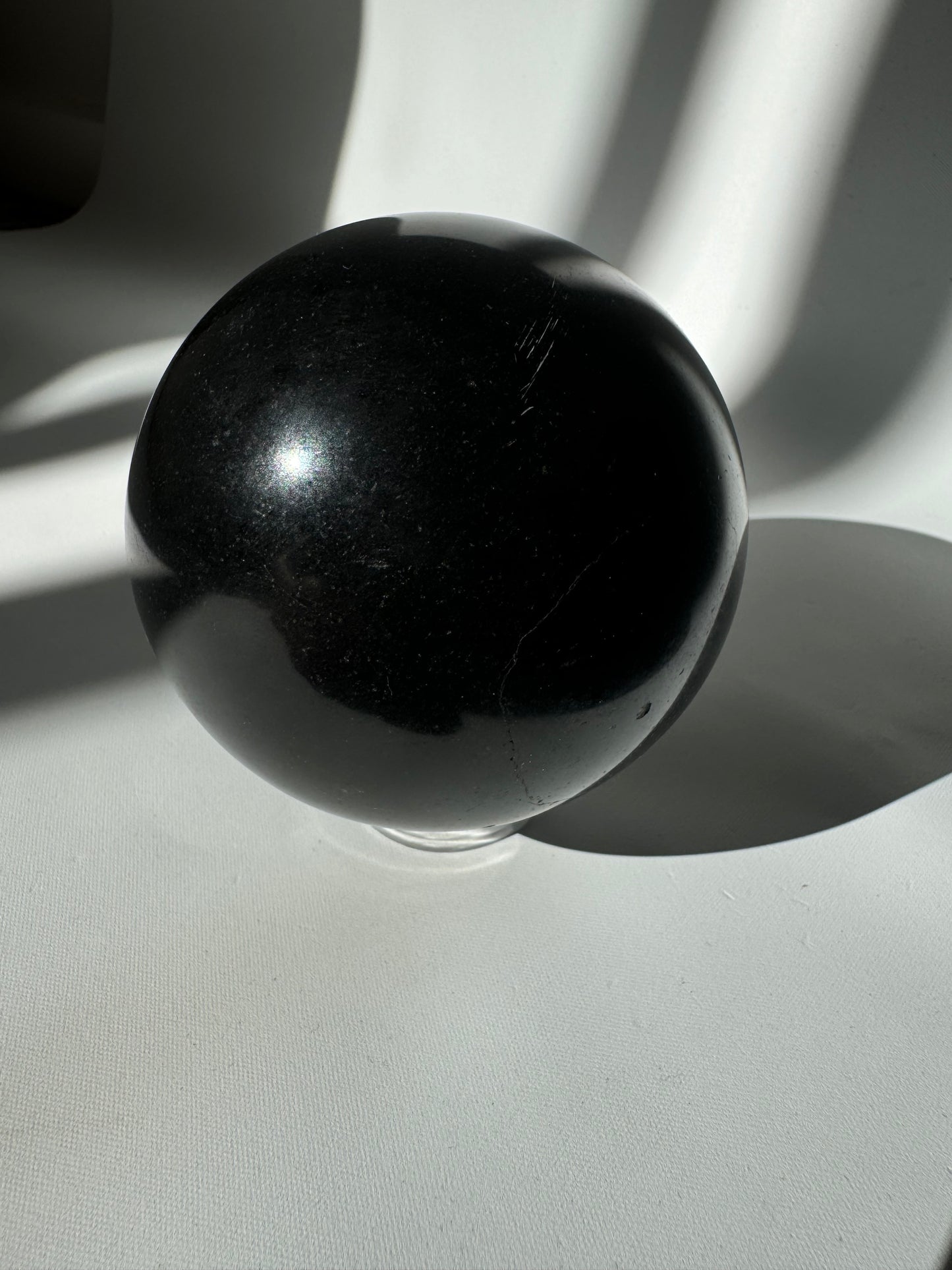 Black Tourmaline Sphere #3 | Bespoke Crystals