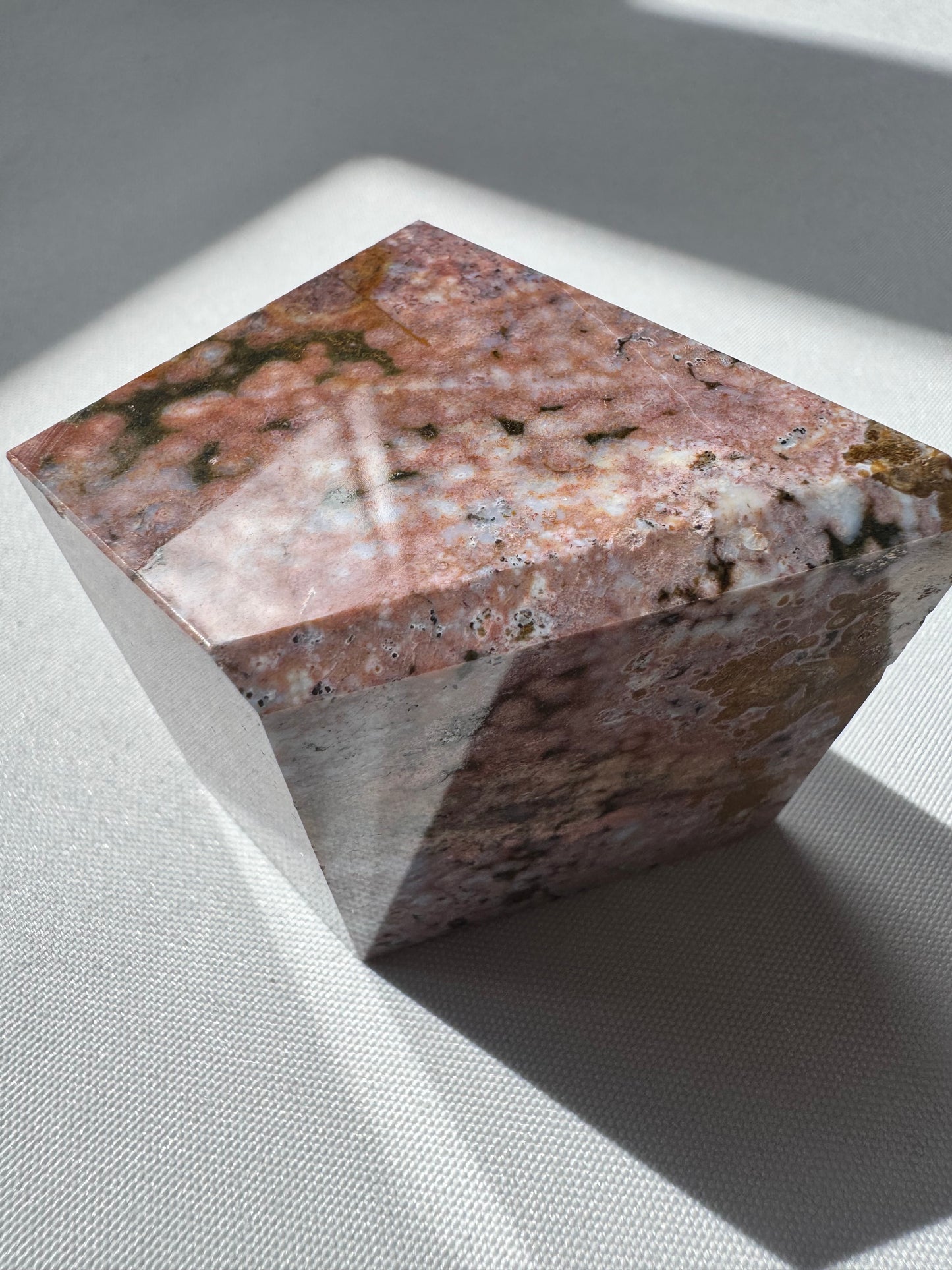 Orbicular Ocean Jasper Freeform #A9 | Bespoke Crystals