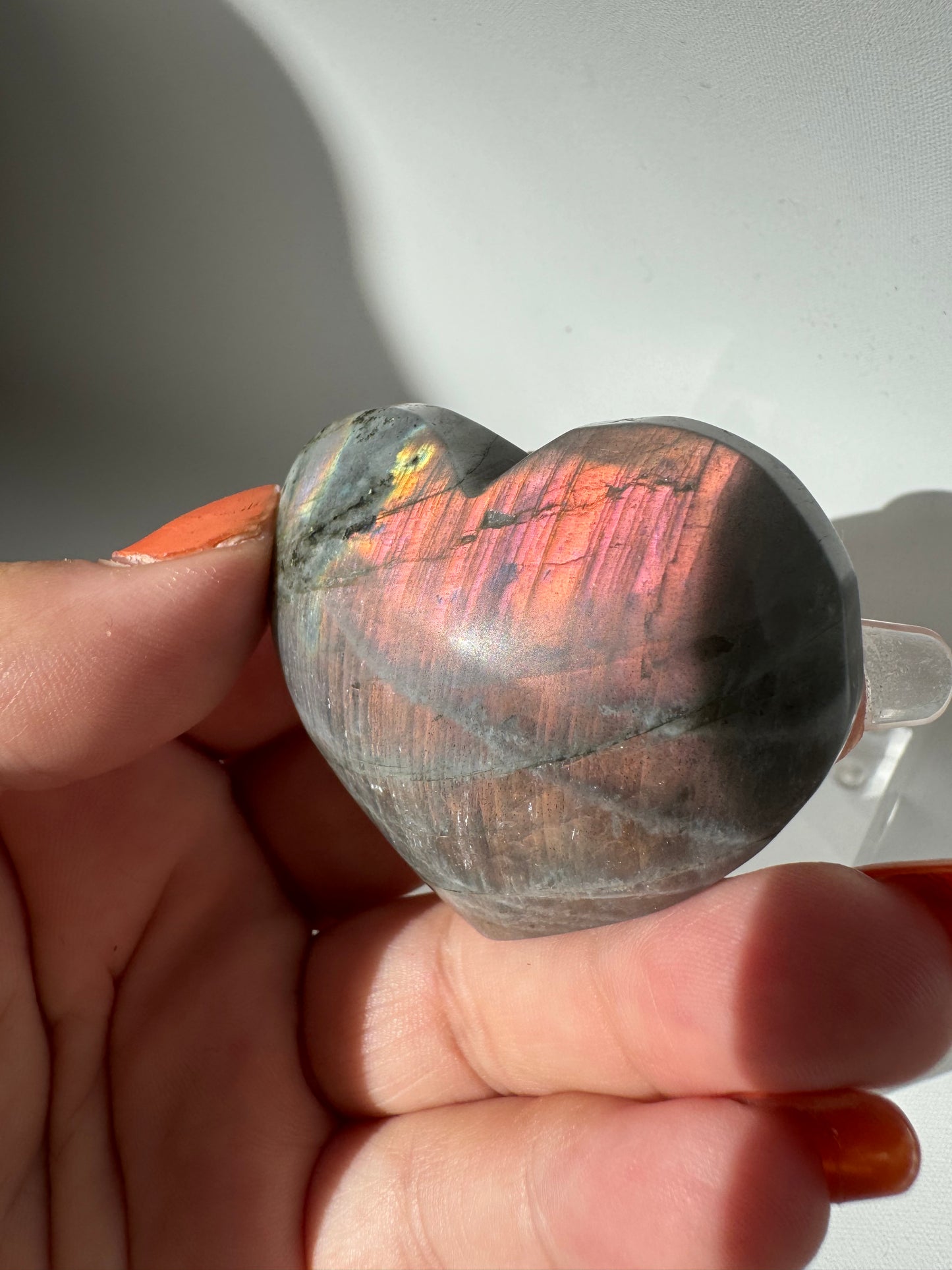 Labradorite Puffy Heart #3 | Bespoke Crystals