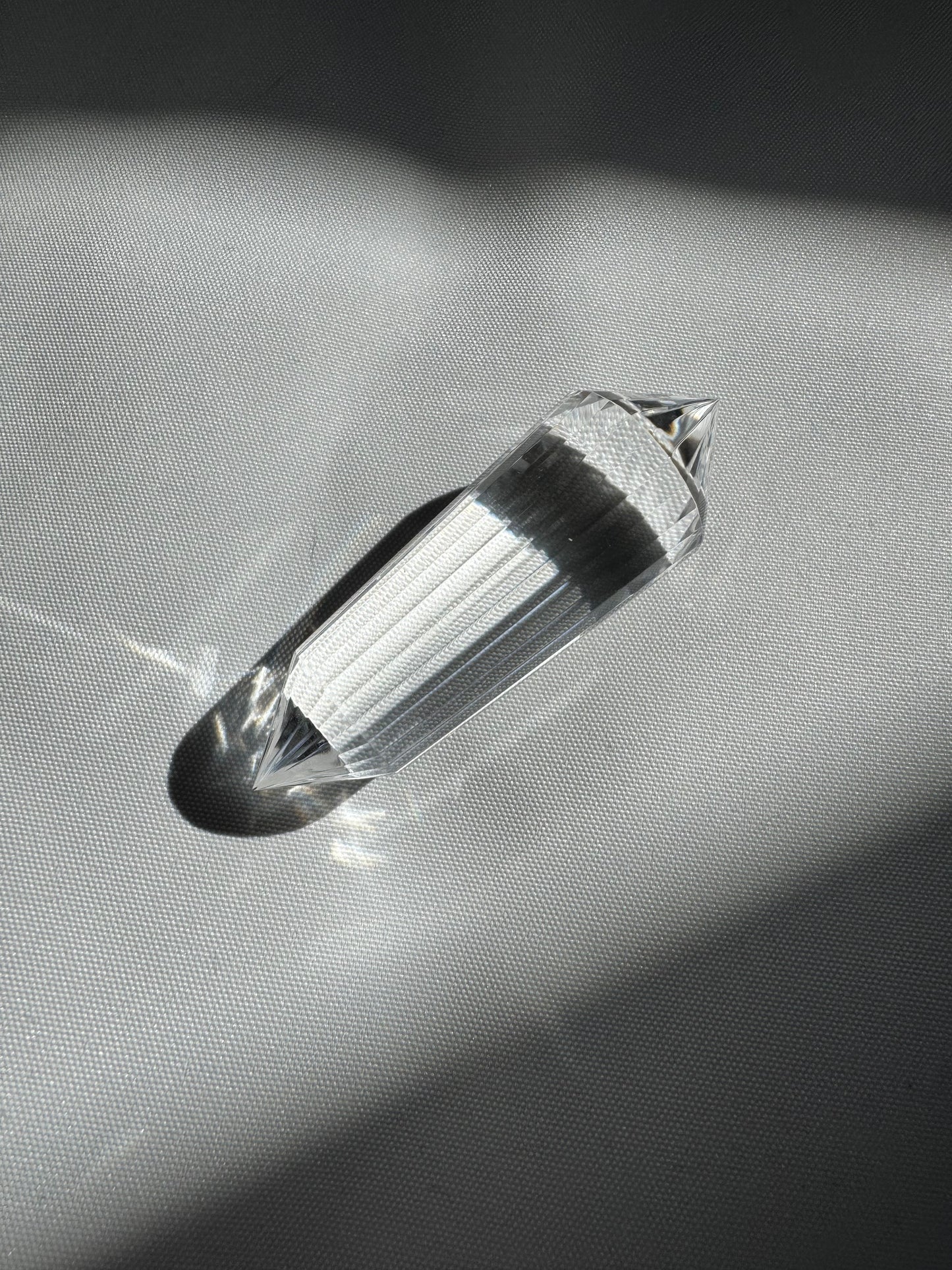 Clear Quartz Cut Vogel 24 side