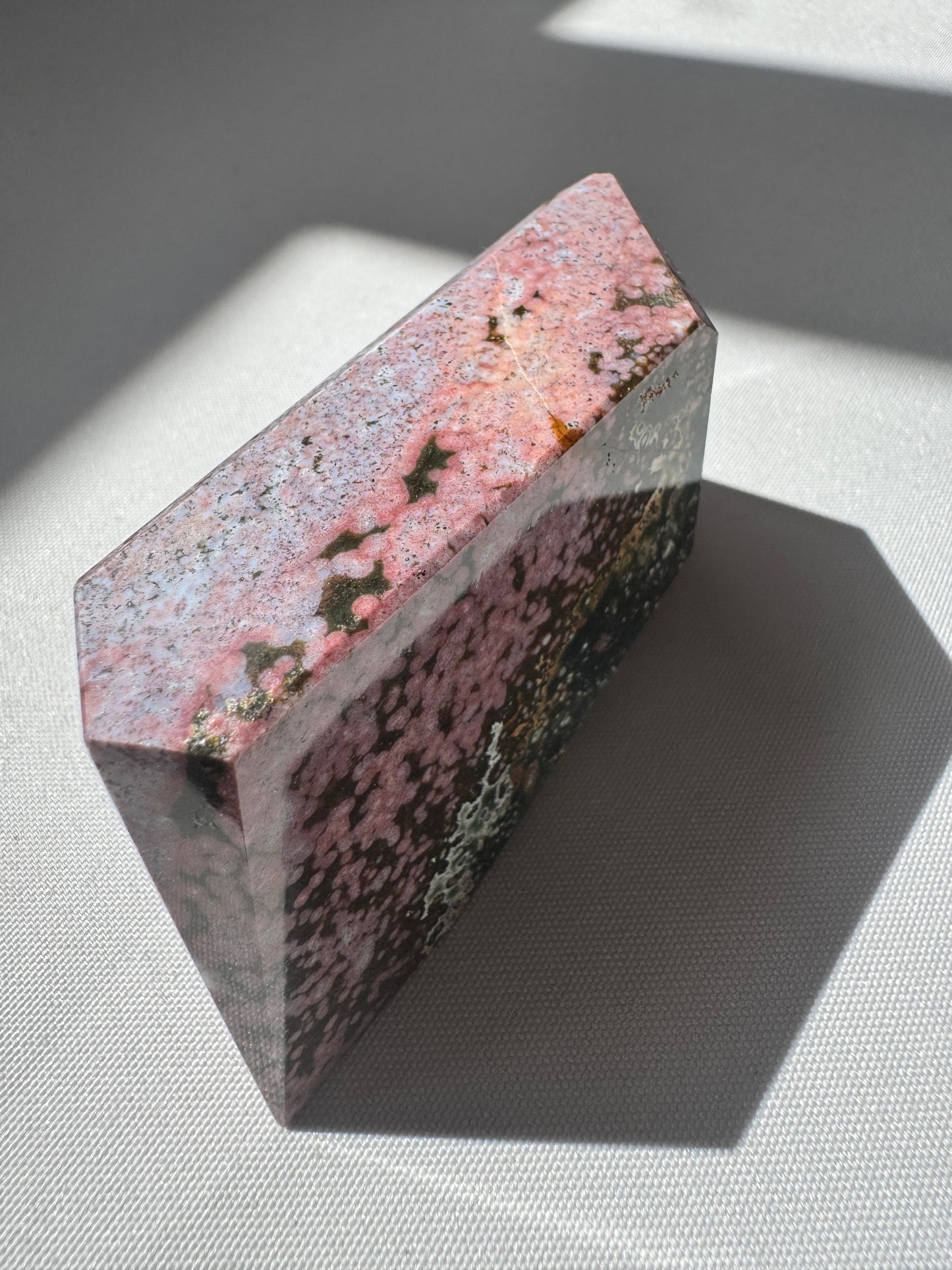 Orbicular Ocean Jasper Freeform #A1 | Bespoke Crystals