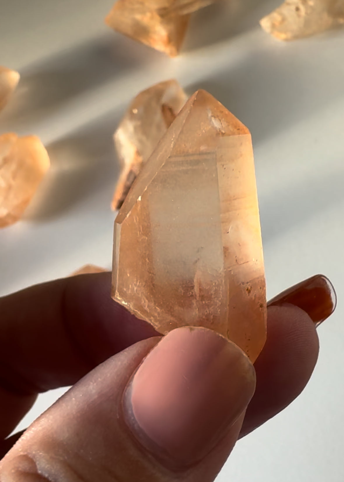 Lemurian Tangerine Quartz | Bespoke Crystals