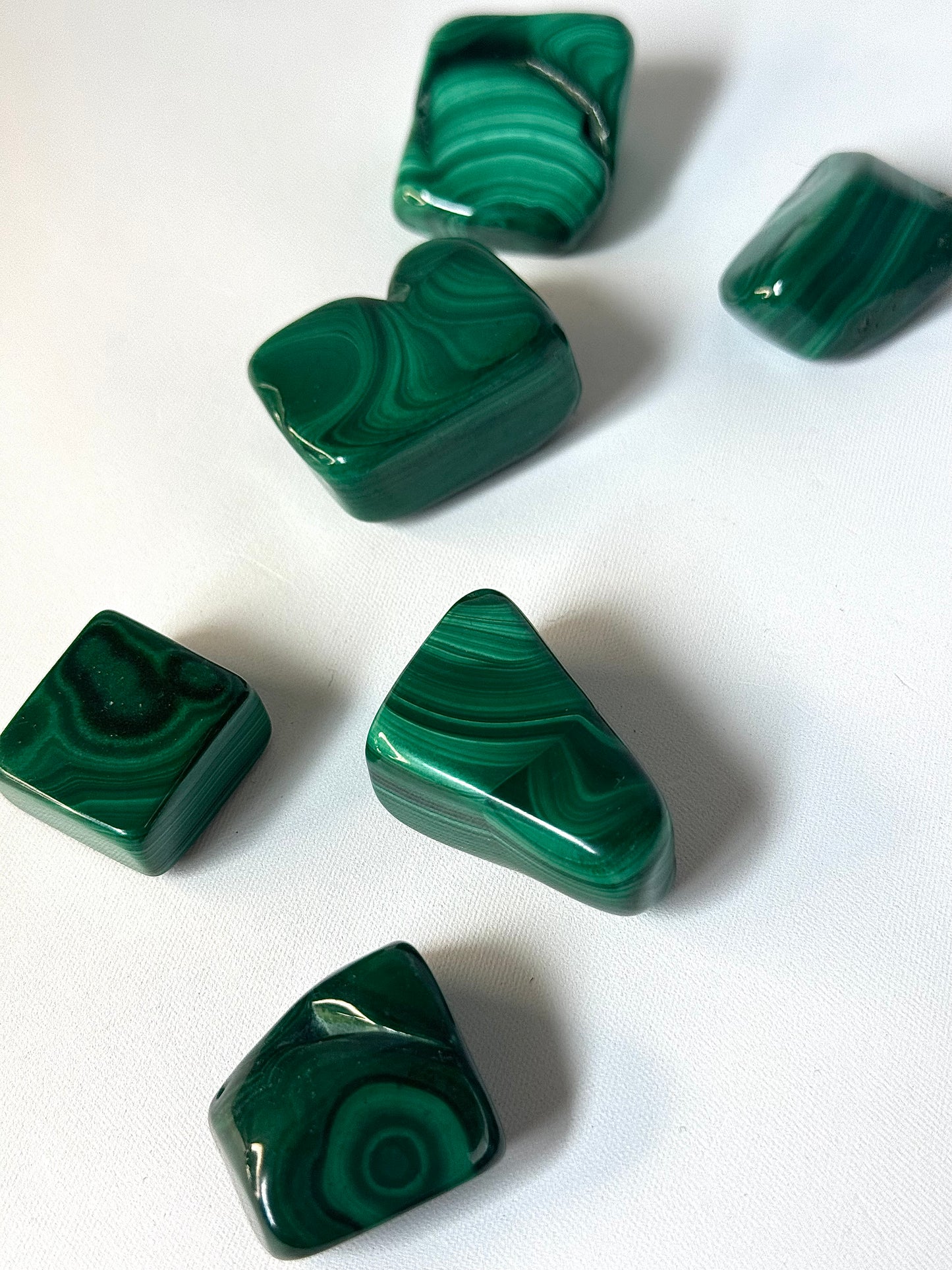 Malachite Tumble Stones | Bespoke Crystals