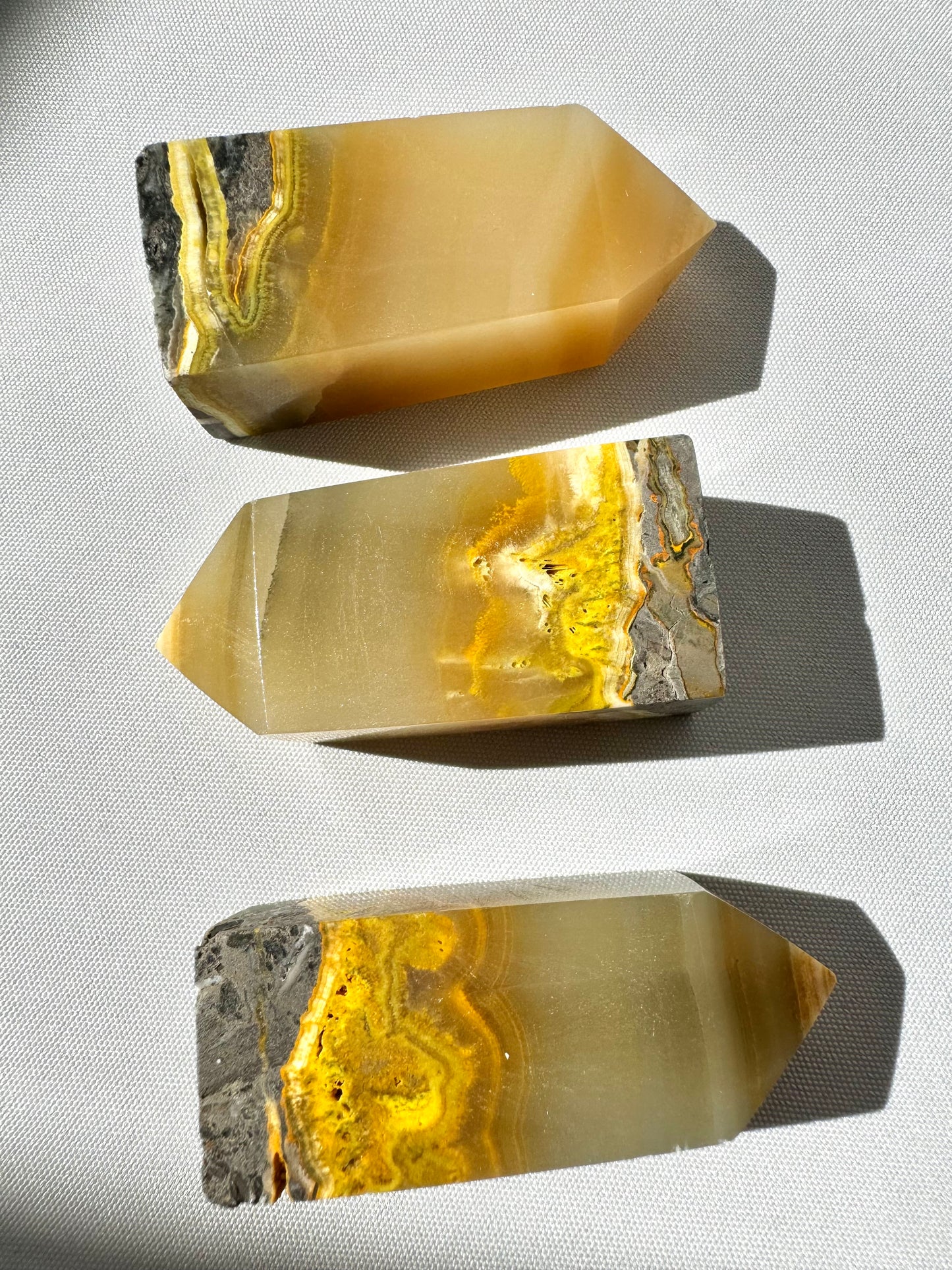 Bumblebee Jasper Tower | Bespoke Crystals