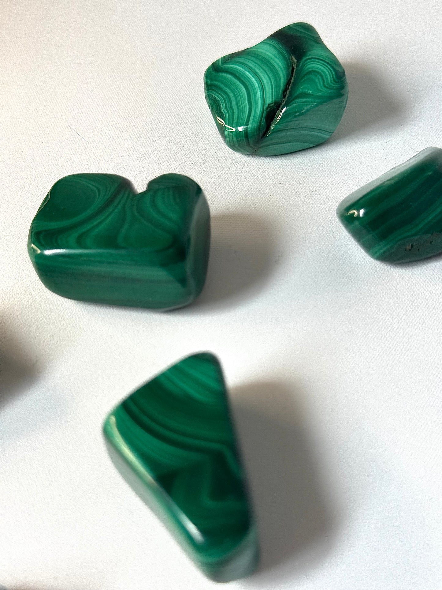Malachite Tumble Stones | Bespoke Crystals