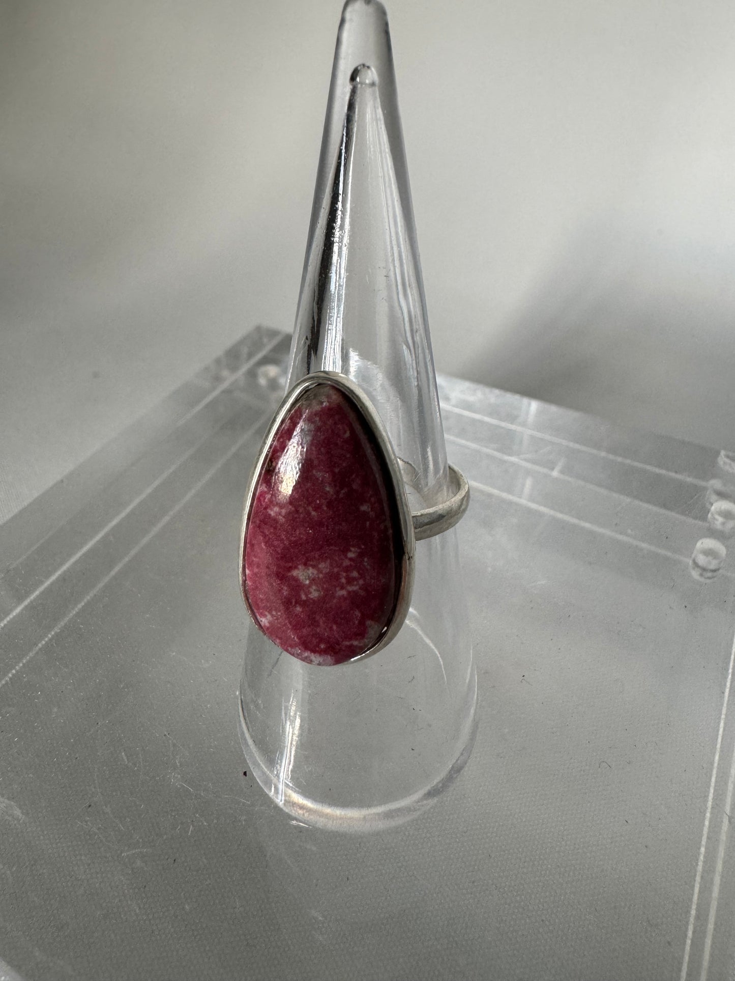 Thulite Ring | Bespoke Crystals