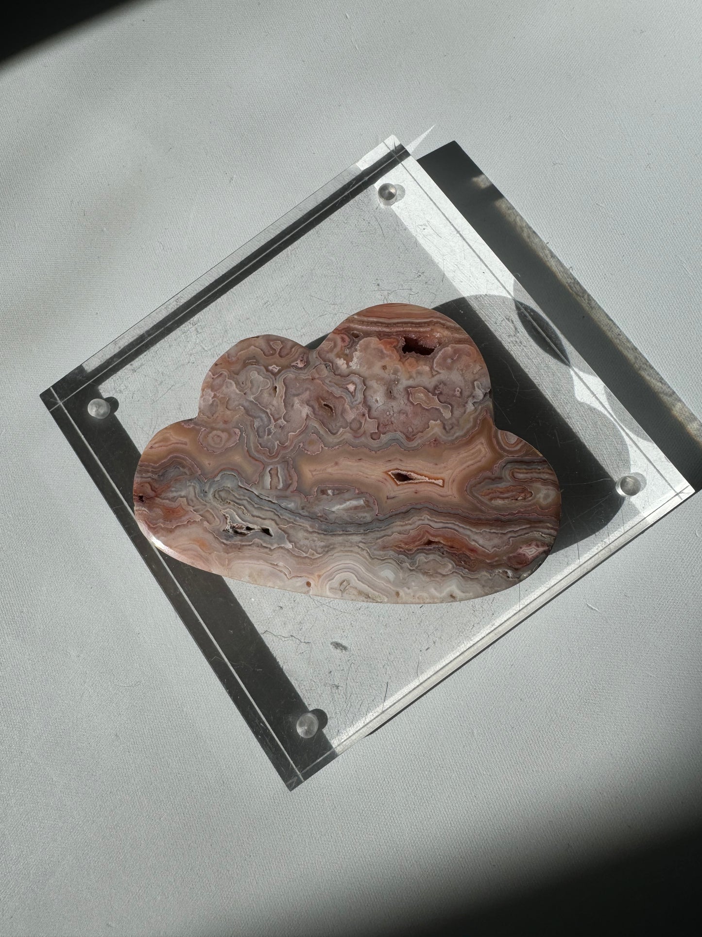Pink Lace Agate Cloud #4 | Bespoke Crystals