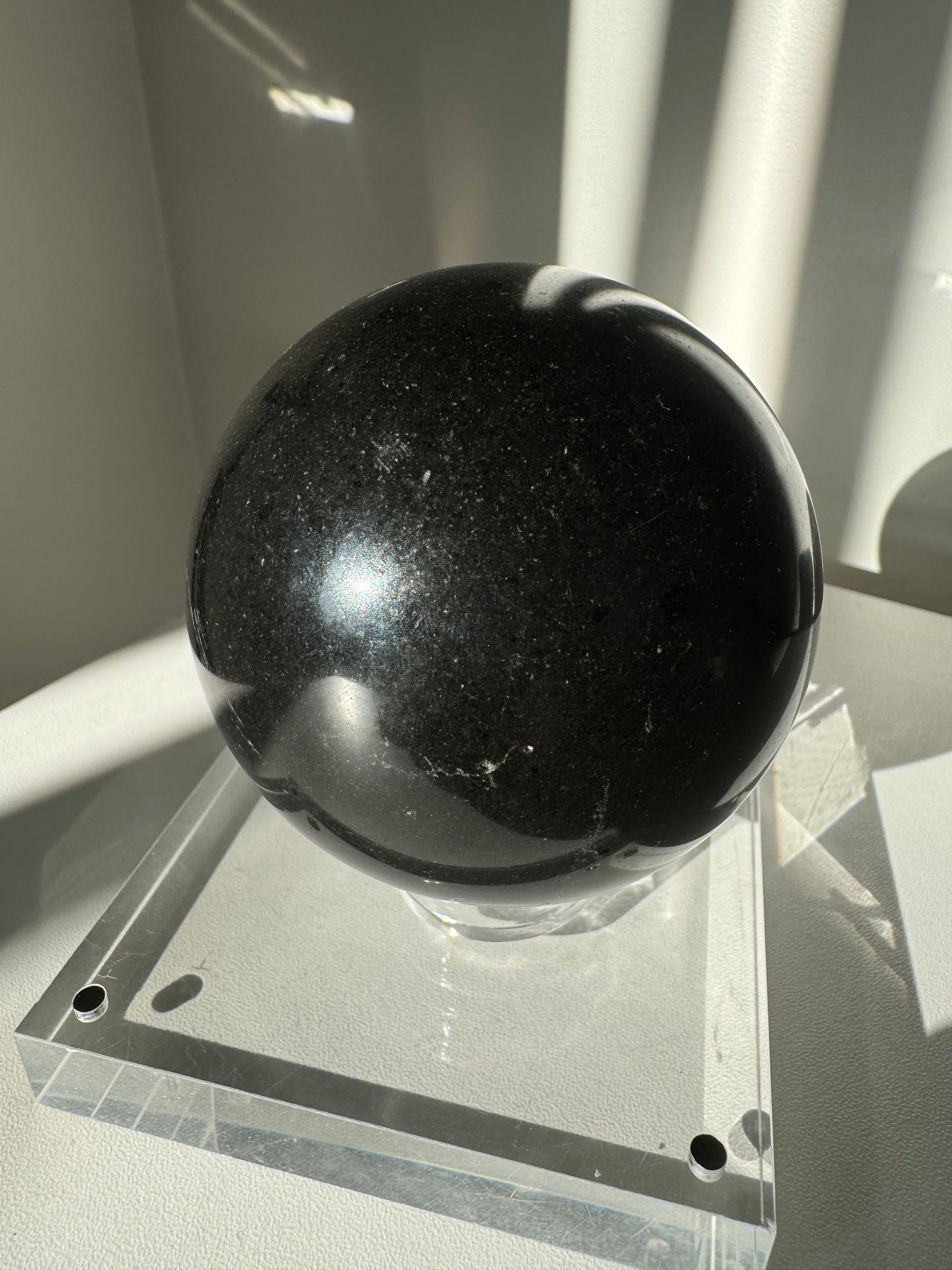 Black Tourmaline Sphere #3 | Bespoke Crystals