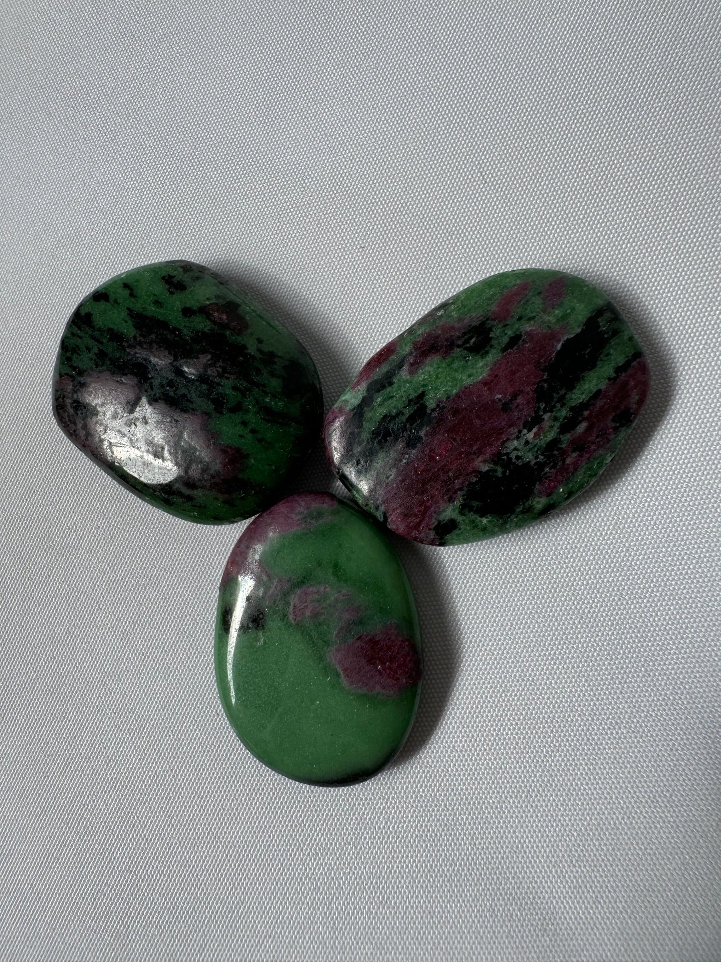 Ruby Zoisite Flat Stone | Bespoke Crystals