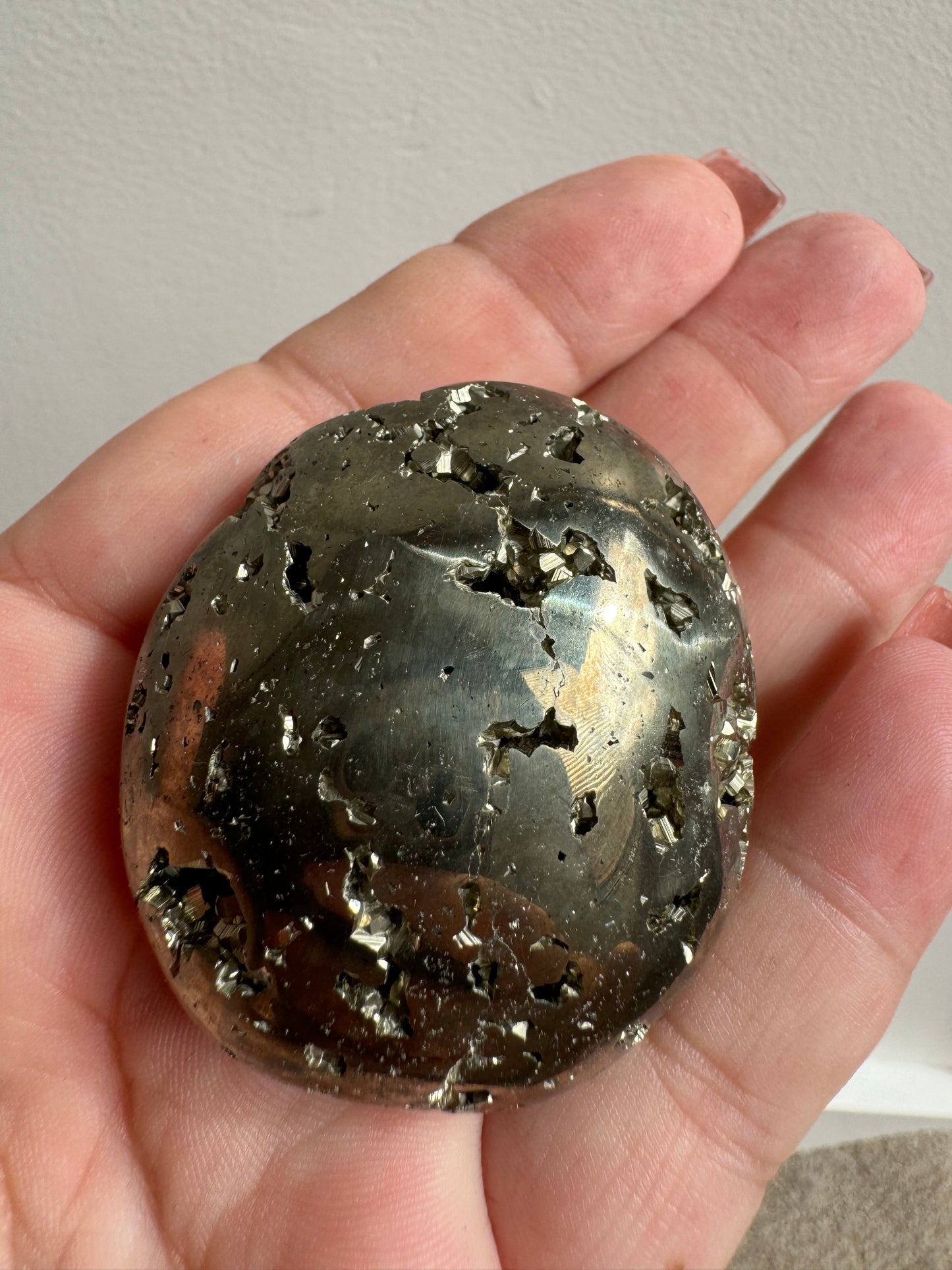 Pyrite Palm Stones | Bespoke Crystals