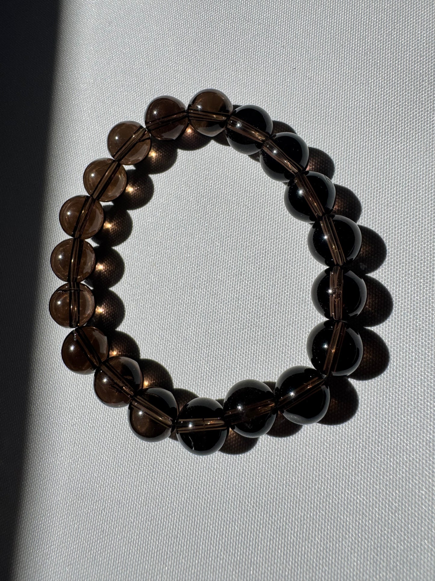 Smokey Quartz Bracelet 10mm | Bespoke Crystals