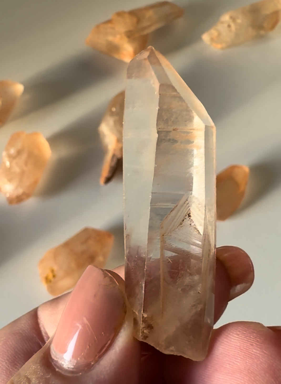 Lemurian Tangerine Quartz | Bespoke Crystals