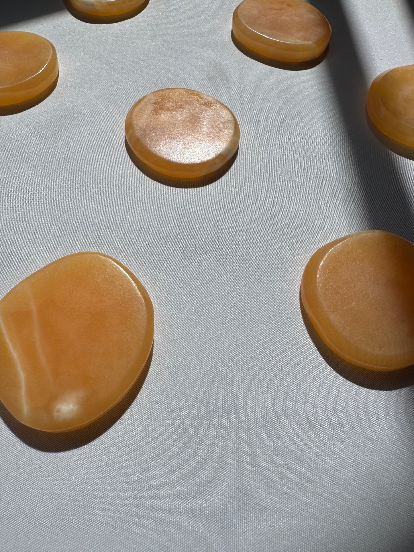 Orange Calcite Sun Discs | Bespoke Crystals