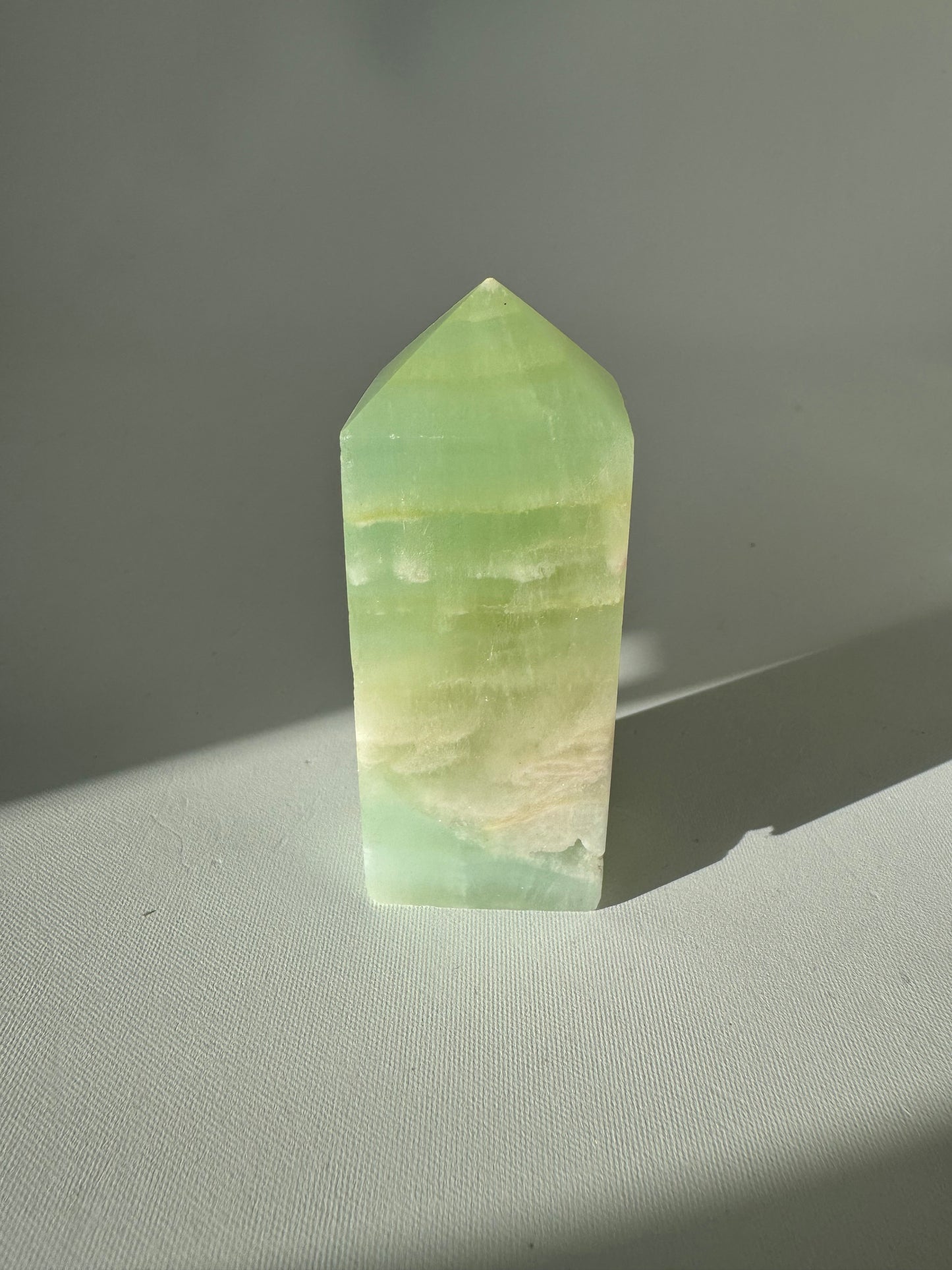 Pistachio Calcite Mini Towers #8