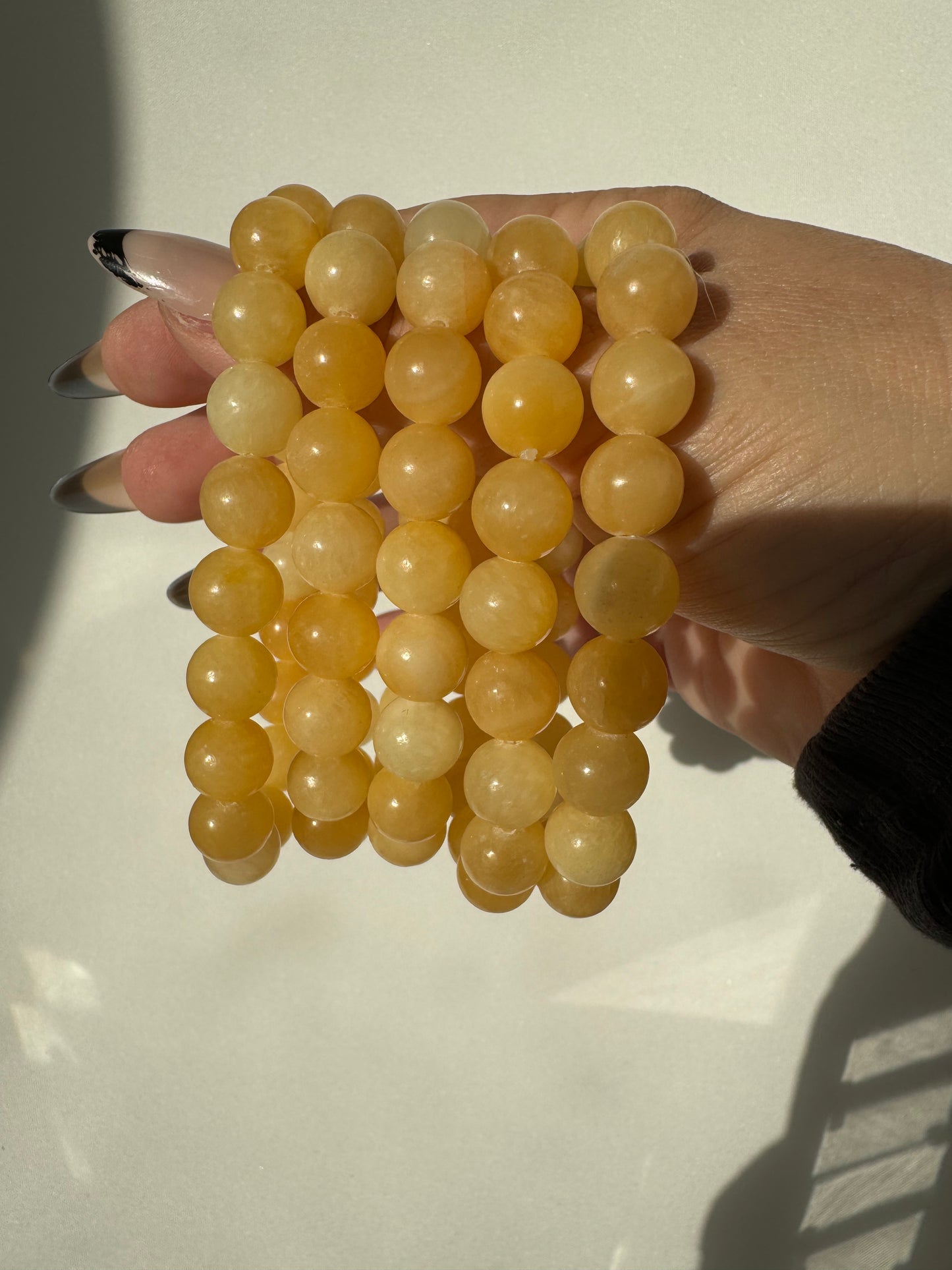 Honey Calcite Bracelet 10mm | Bespoke Crystals