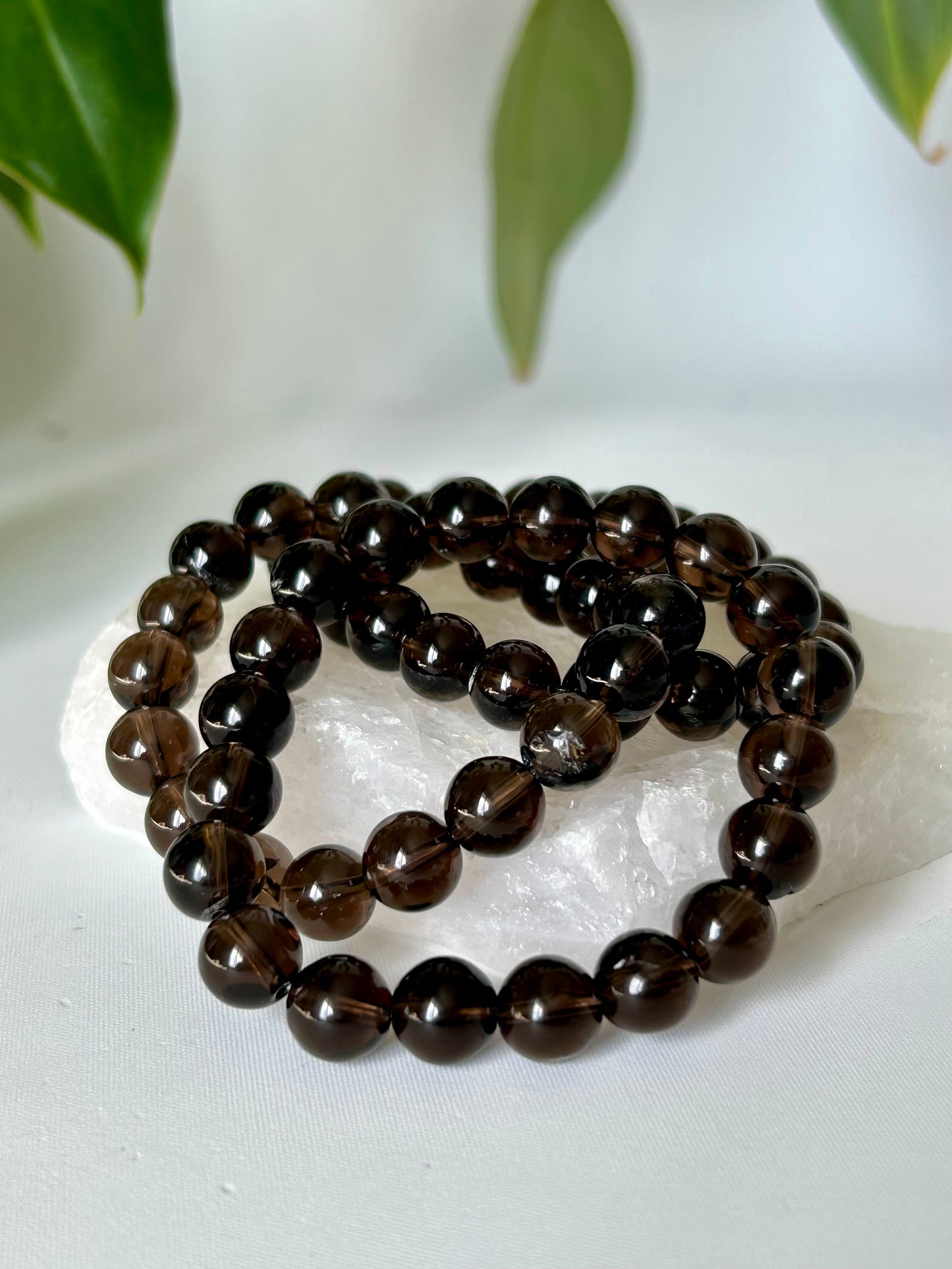Smokey Quartz Bracelet 10mm | Bespoke Crystals