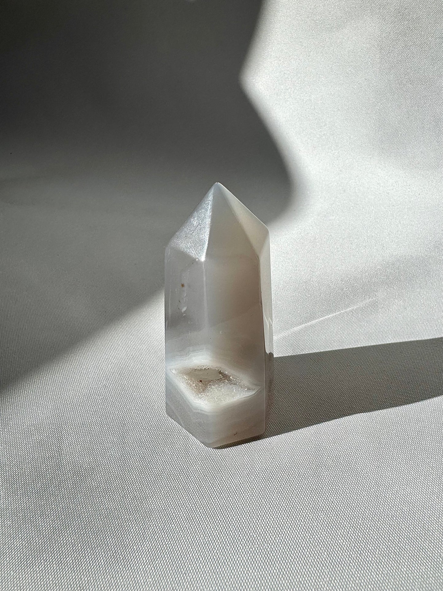 Agate Druze Point #5 | Bespoke Crystals