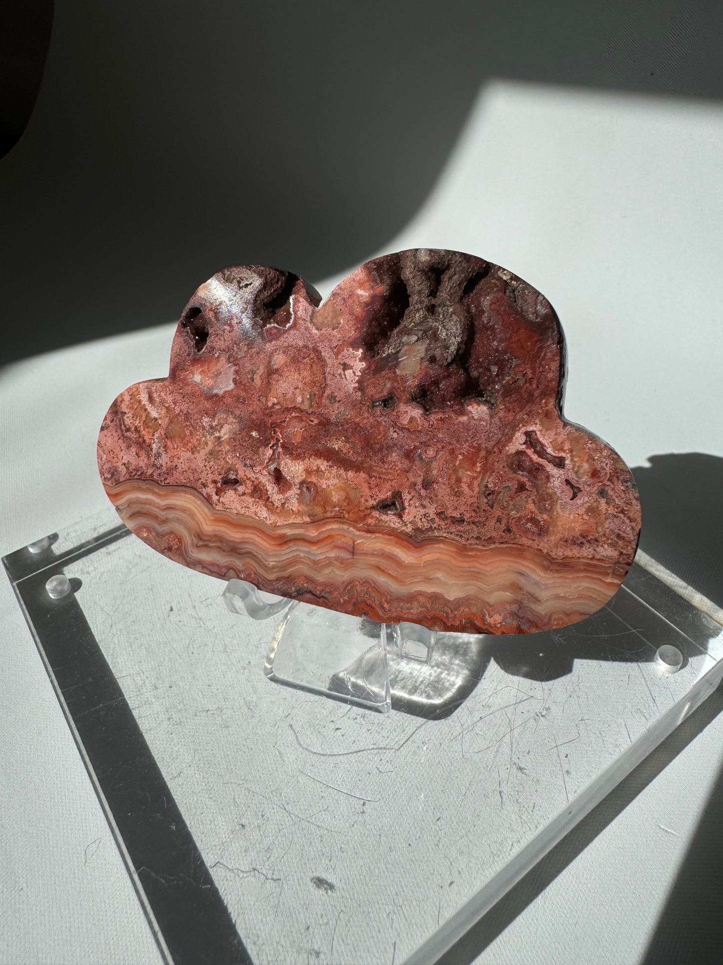 Pink Lace Agate Cloud #3 (Imperfect) | Bespoke Crystals